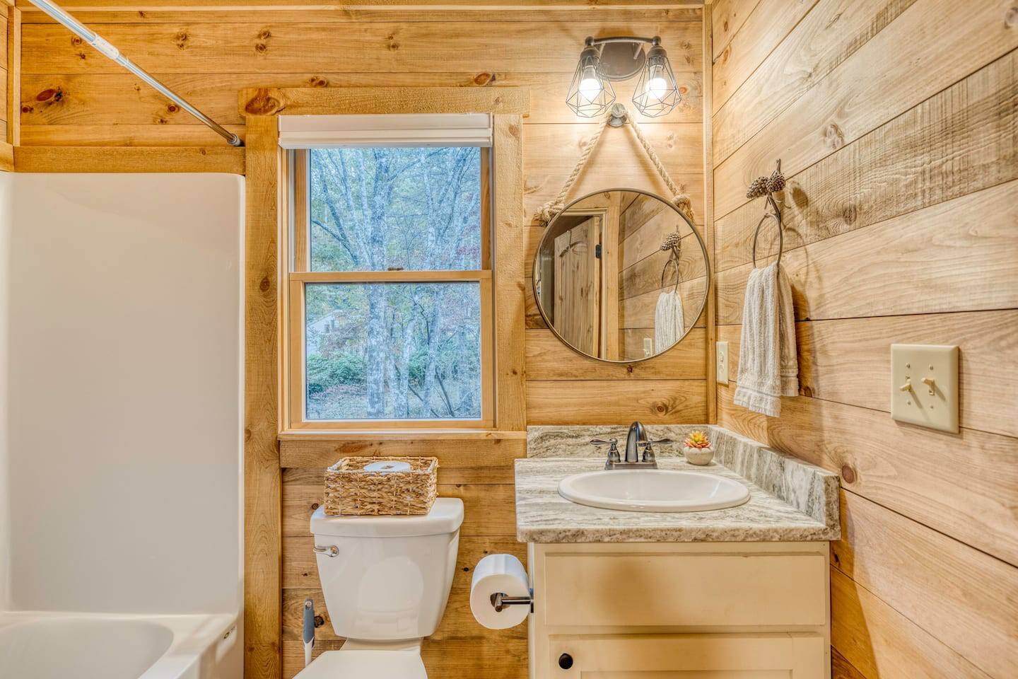 Step into our immaculate bathroom area, where cleanliness meets tranquility, offering a refreshing oasis for relaxation and rejuvenation