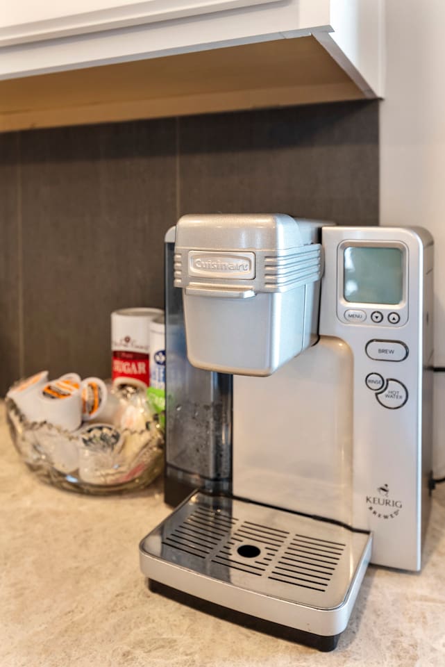 Keurig coffee and there is a traditional set as well. Thinking about you!