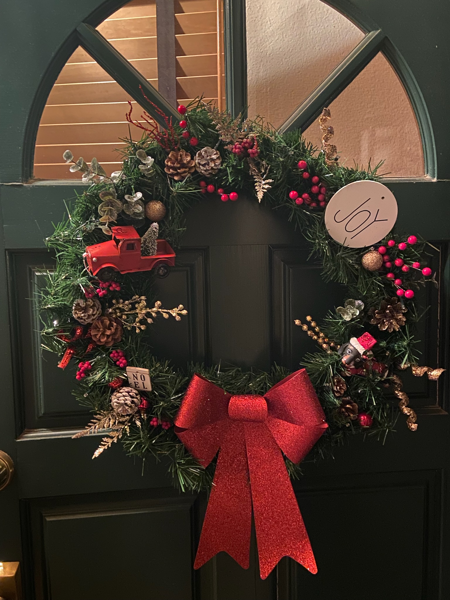 Front door. Winter