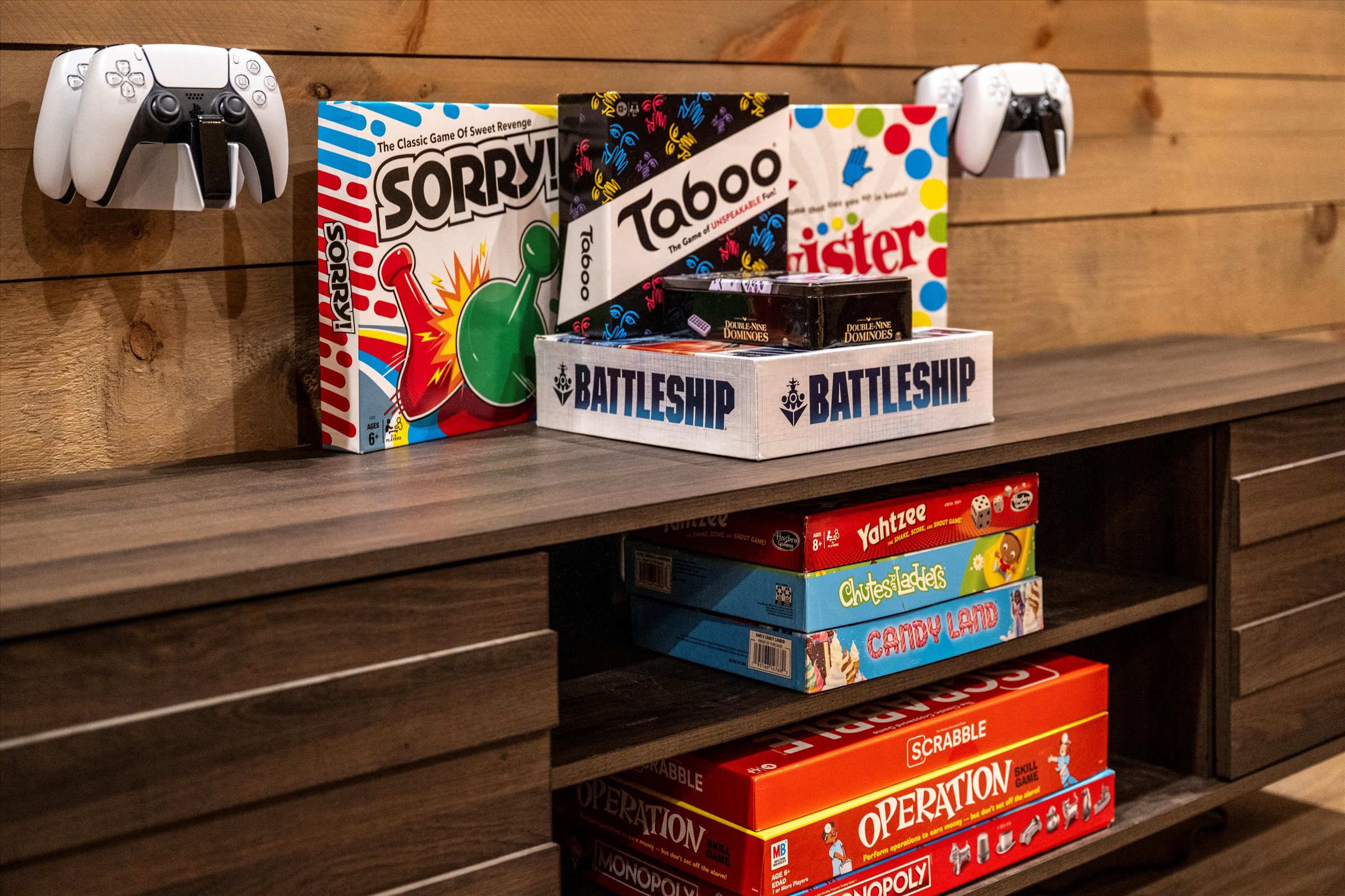 🎲 Whether it's Candy Land with the kids or late-night Battleship showdowns, our board game stash is ready for rainy days and unplugged fun.