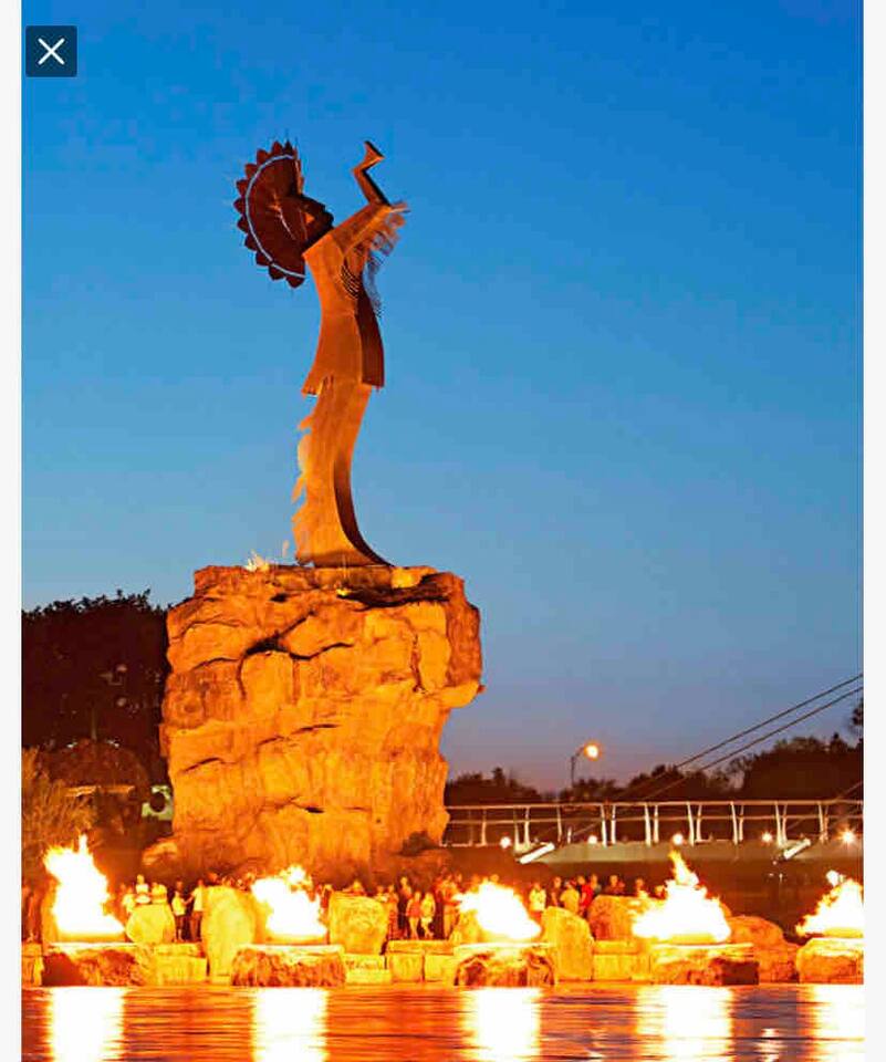 Keeper of the Plains is a three minute drive away! 