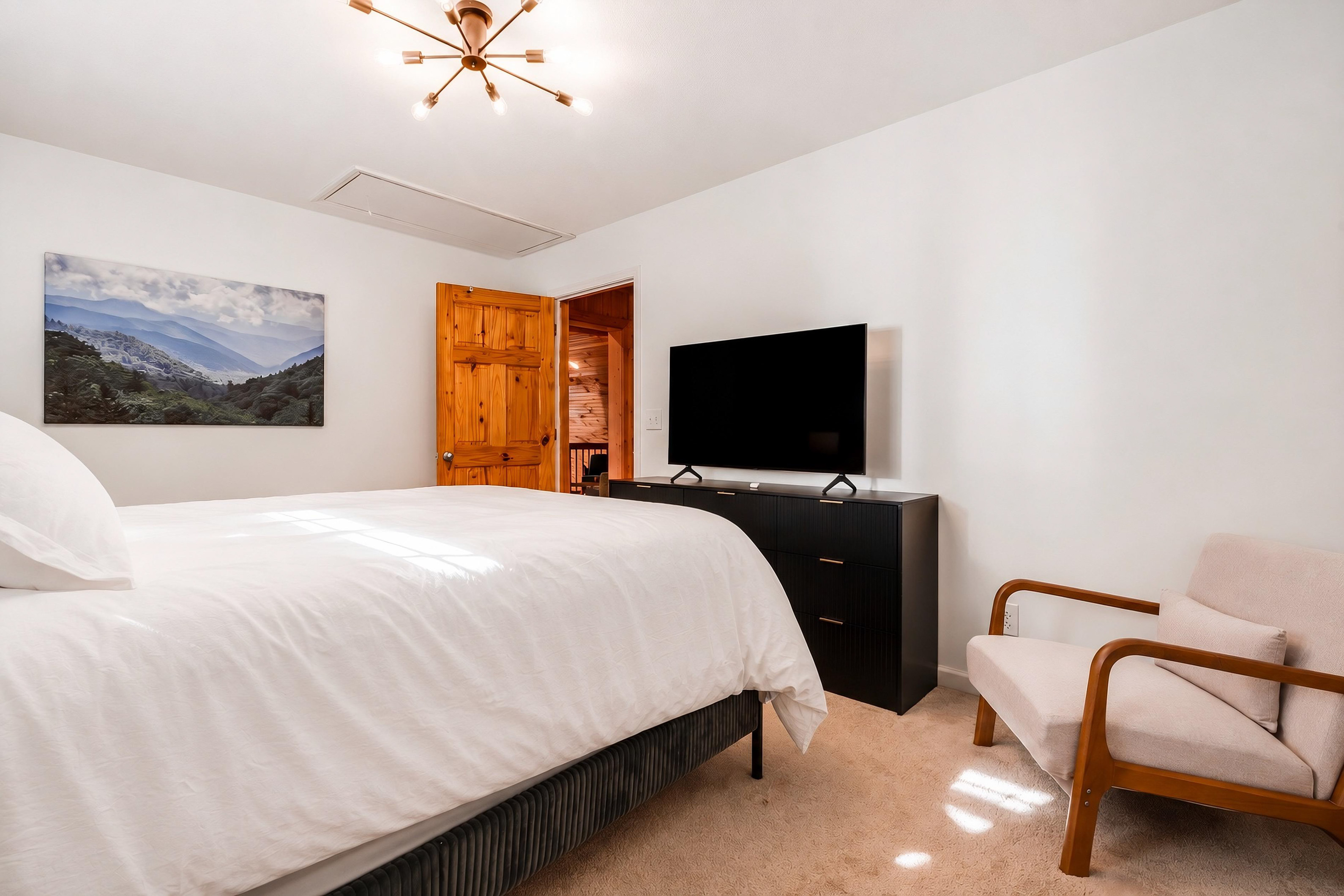 Guest bedroom on the upper level