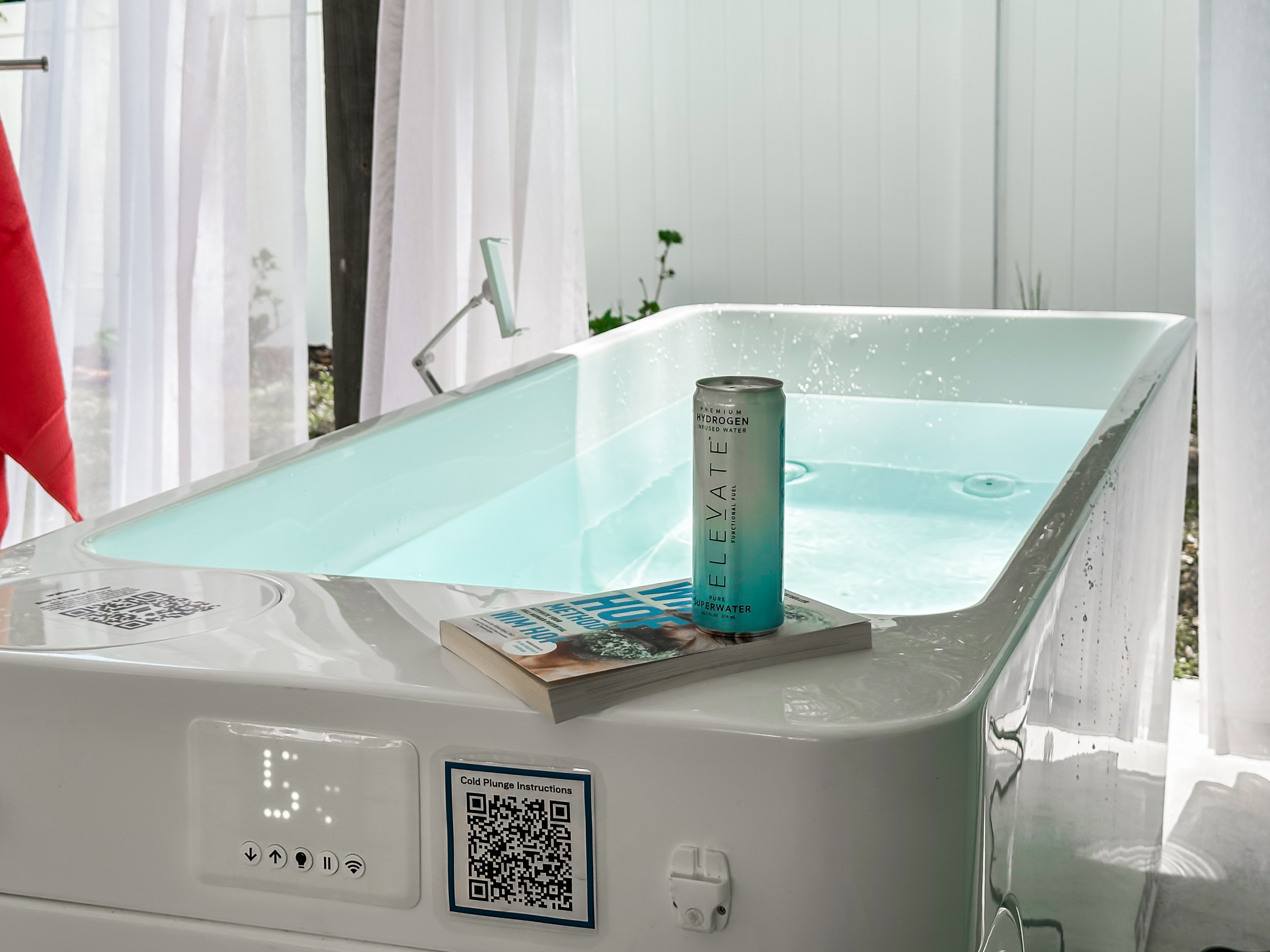 Set the temperature to your liking and feel your body recover!