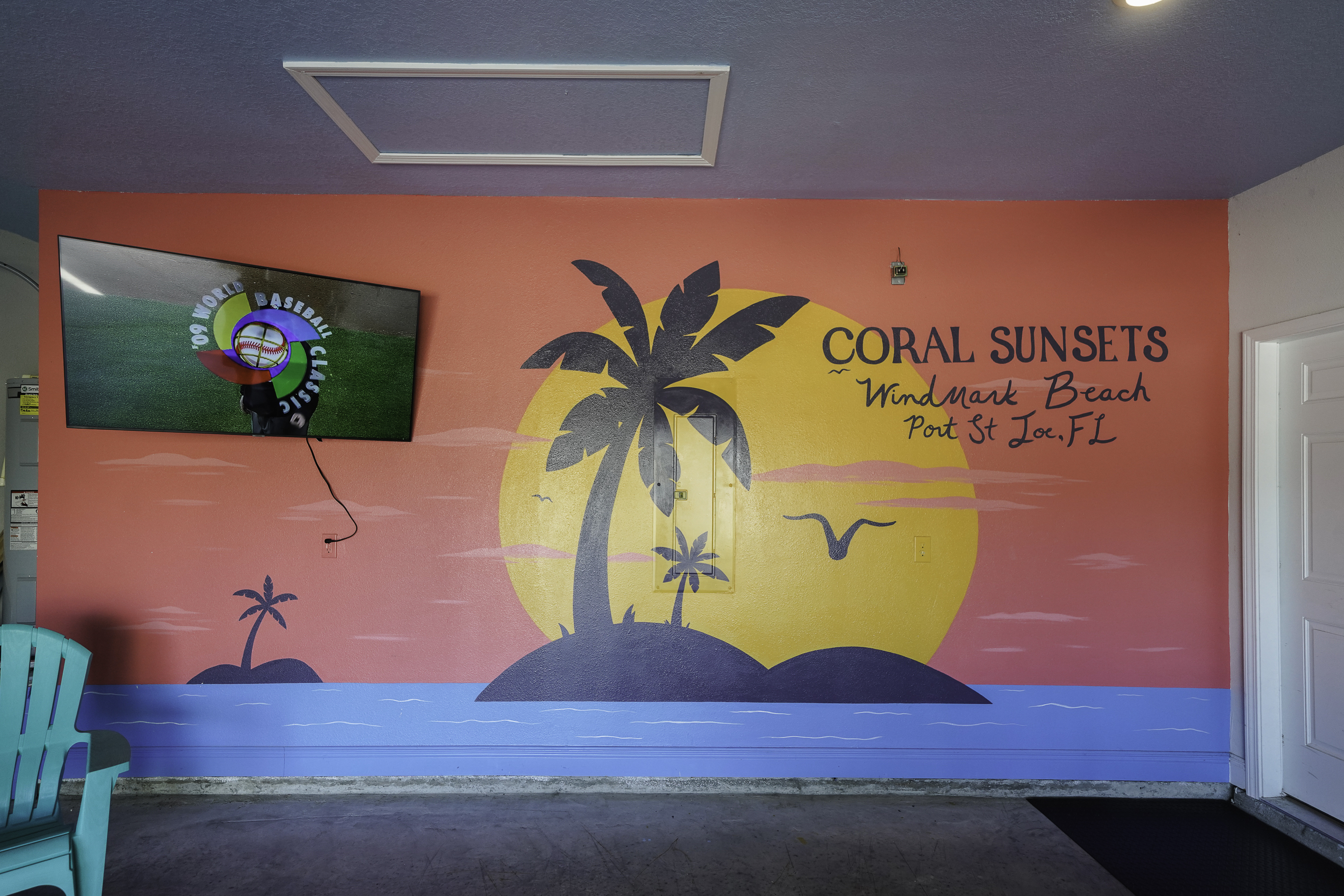 Perfect spot to hang out with seating and entertainment