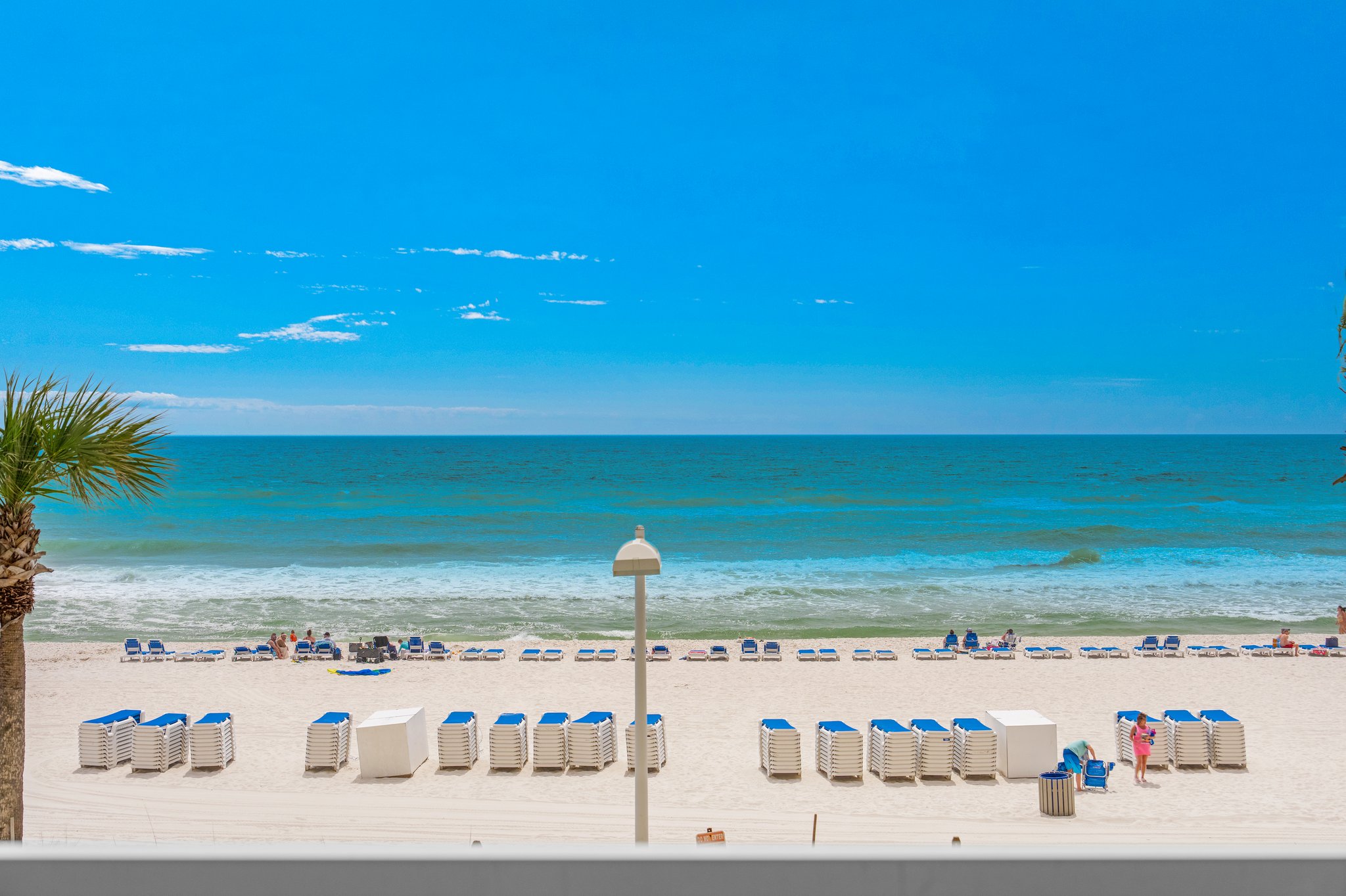 Beach chair service included for 2024