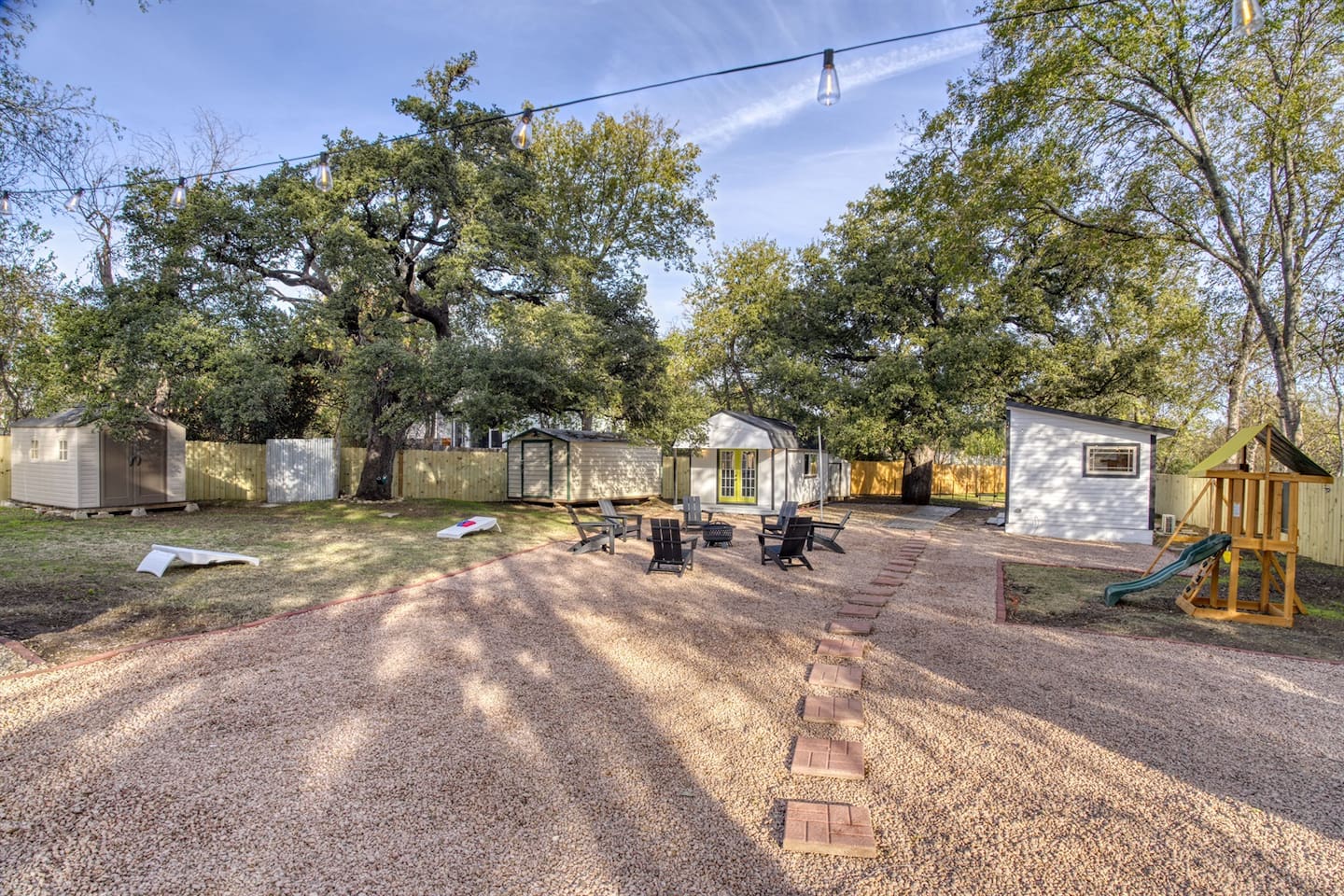 Where Bonfires, Playsets, and Game Rooms Await