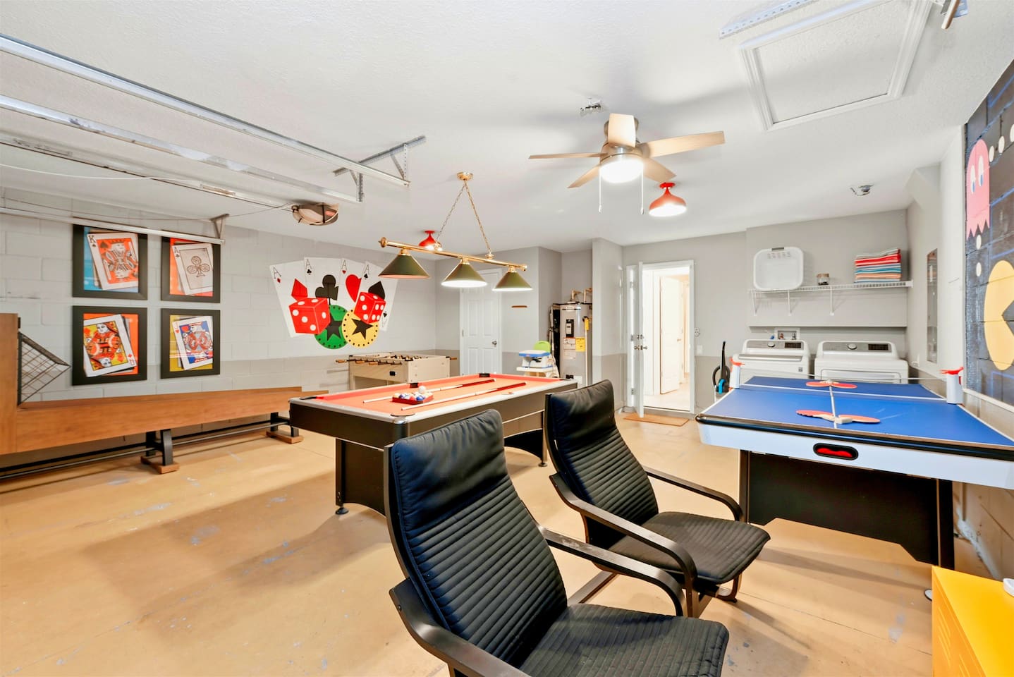 Game Room: Unwind with pool, foosball, ping pong and game consoles in this vibrant entertainment haven!