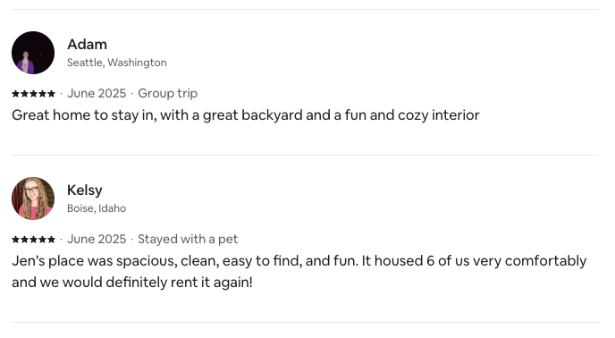 Guest Favorite! 5-star reviews!