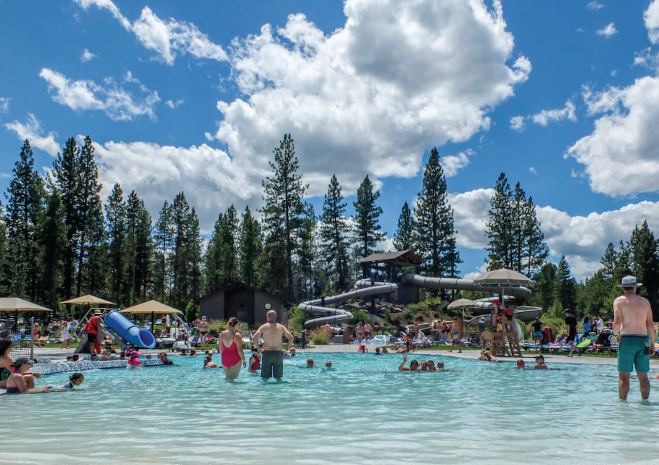 The Sunriver pool, the SHARC, is so fun and the house comes with 8 passes (ages 3 and under don't need a pass, additional passes can be purchased).