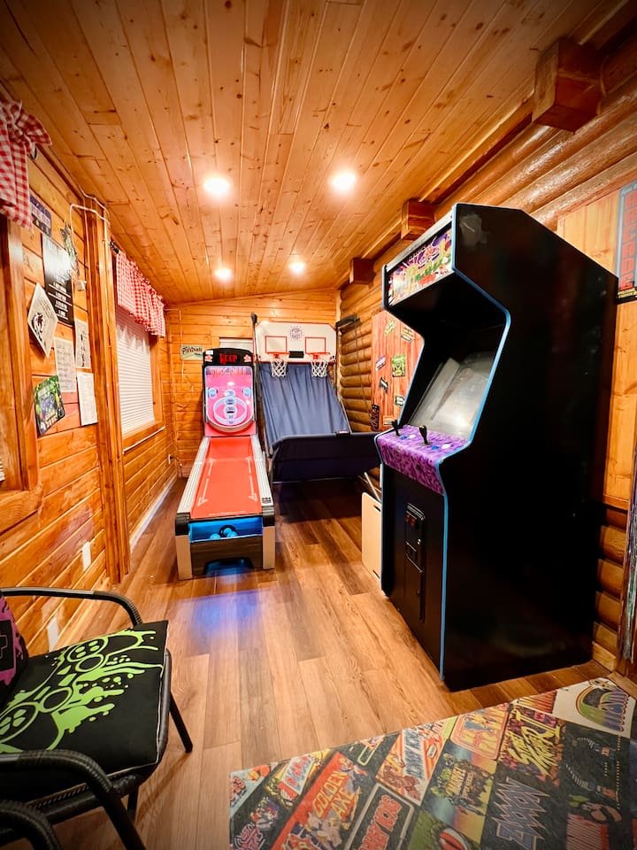 The Arcade room is a non-stop place for fun and activity.