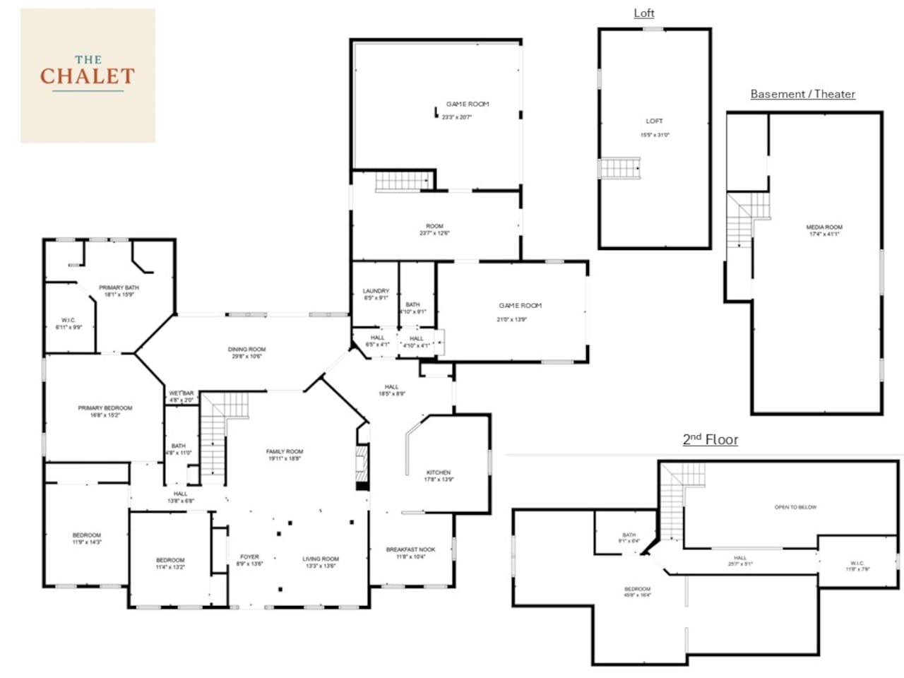 The Chalet floor plan