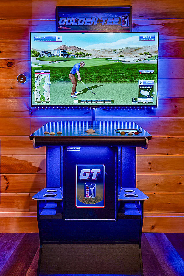 PGA Golden Tee for hours of family fun!