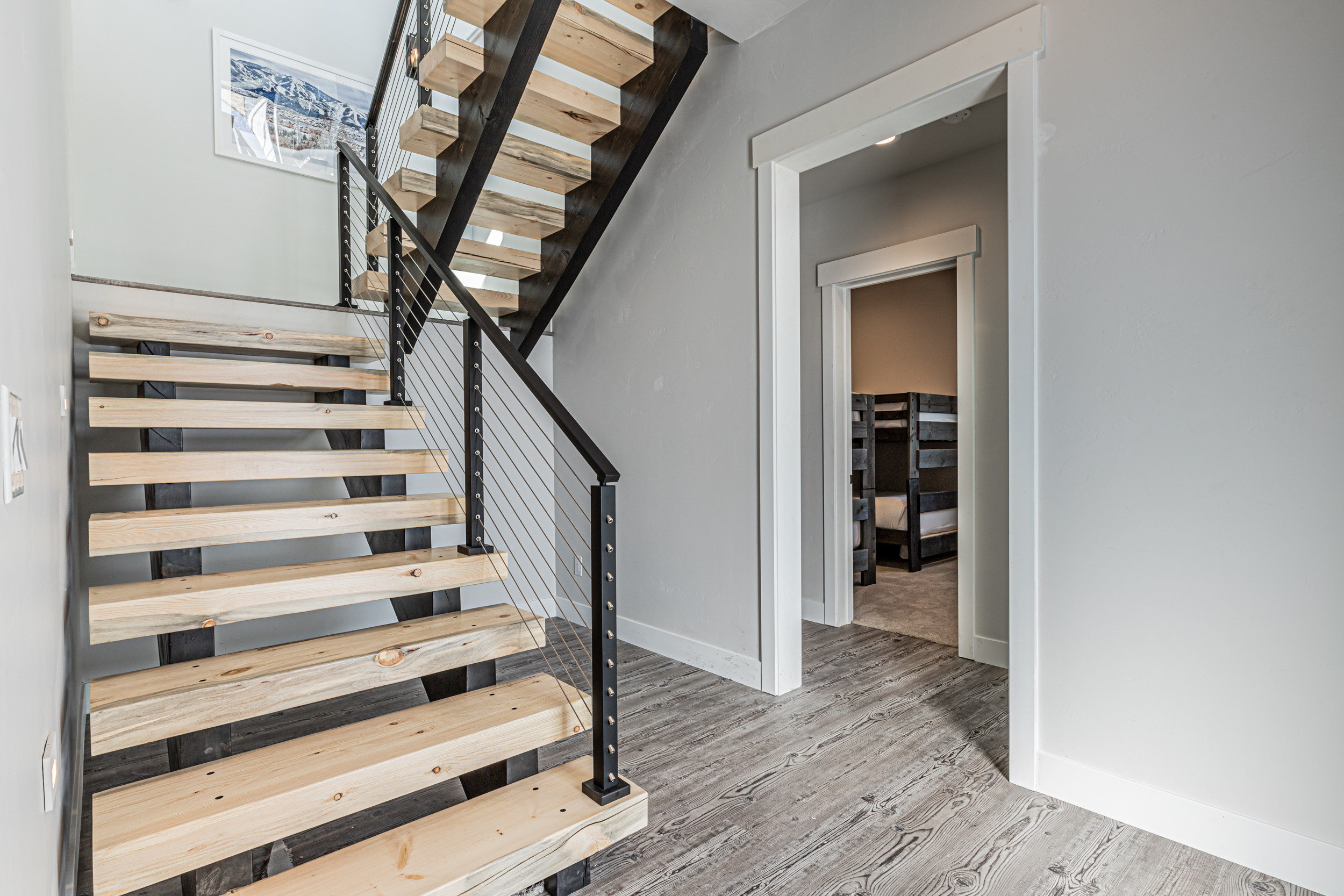 Ground Level - Stairs to Upper Level