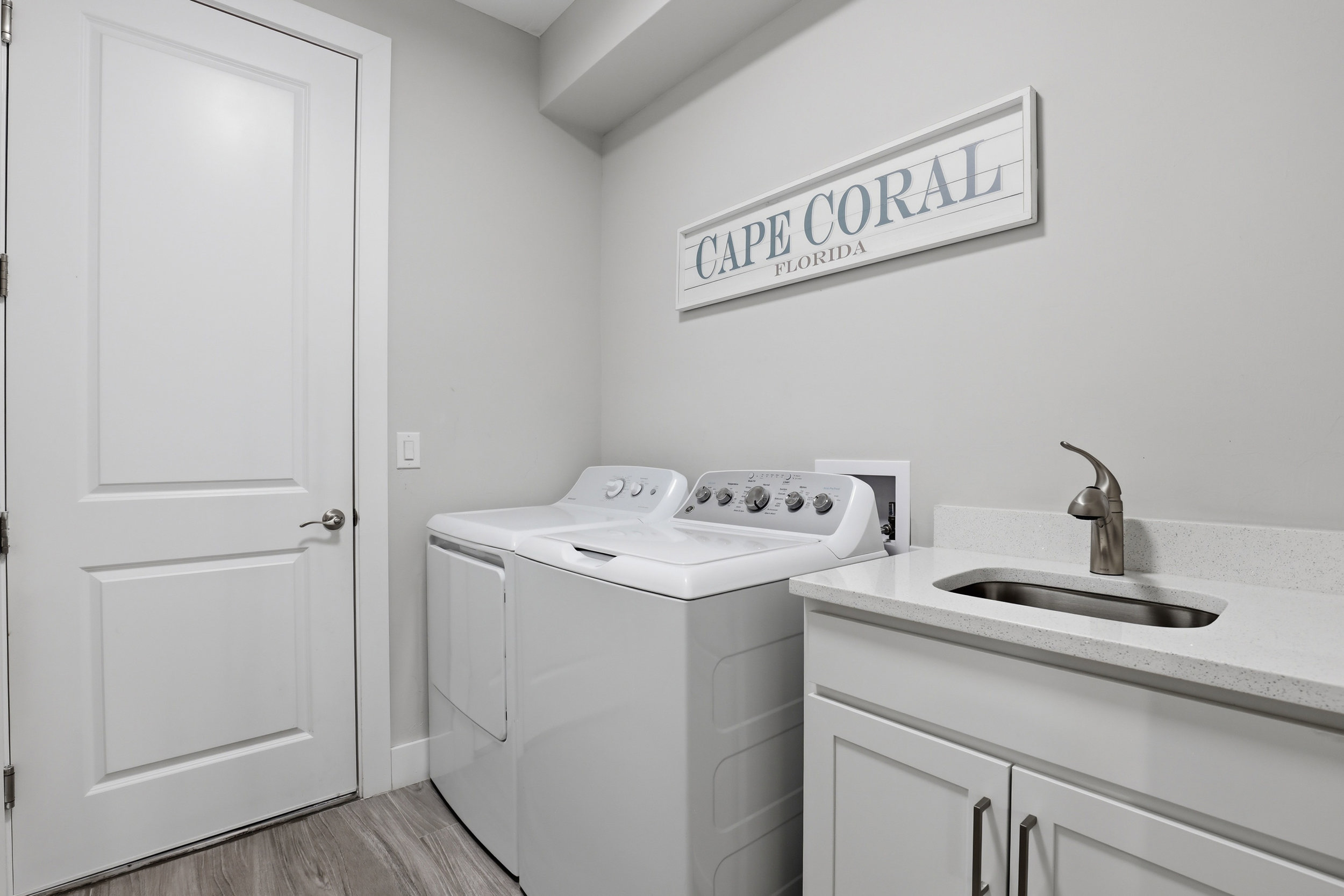 Laundry for guest use