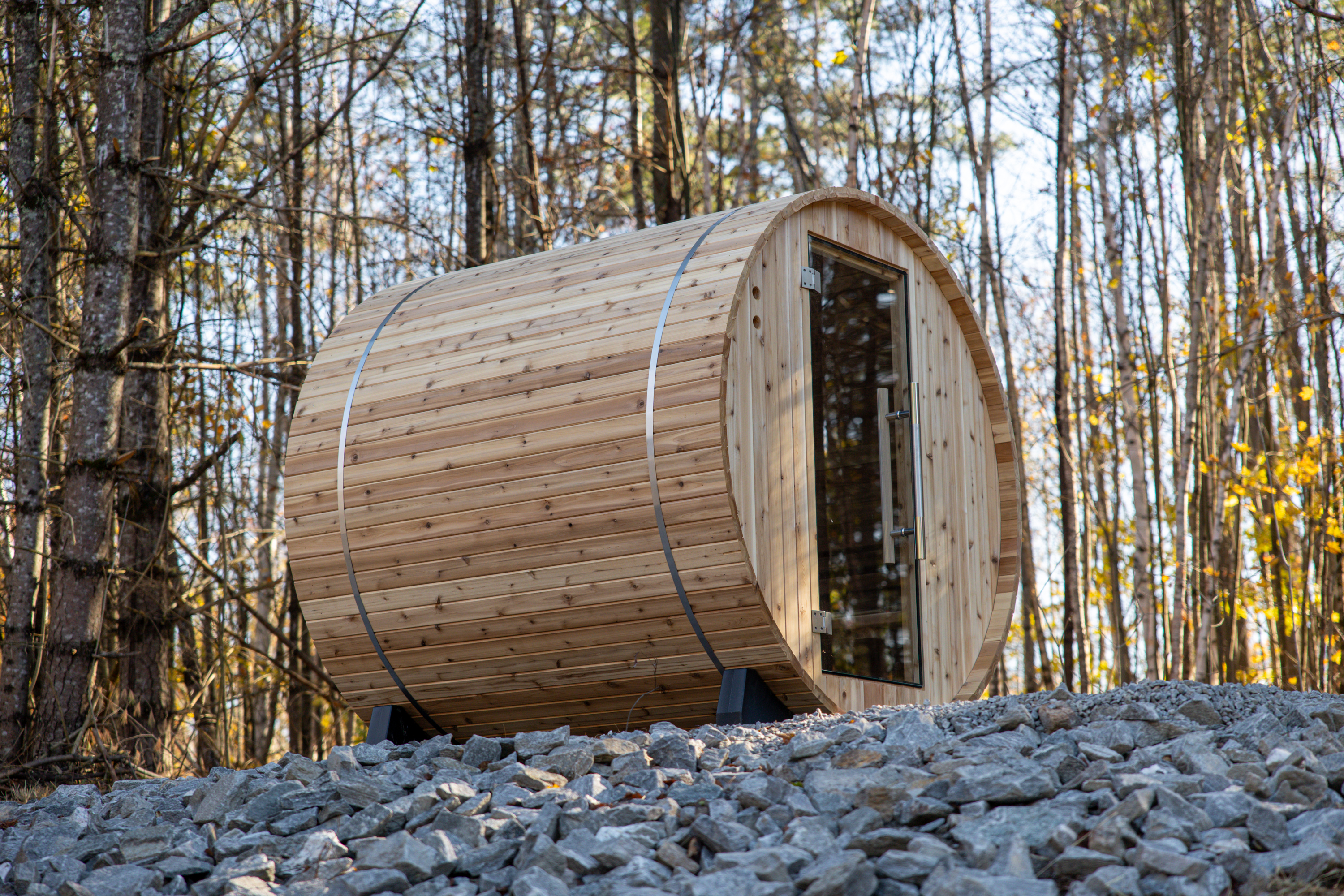 Authentic Finnish barrel sauna - the perfect après-ski ritual