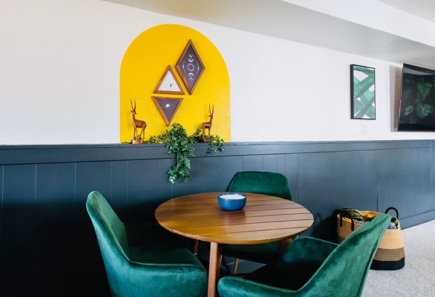 Perfect for morning coffee, late-night card games, or checking emails over breakfast, this little nook is your anytime, anything table.