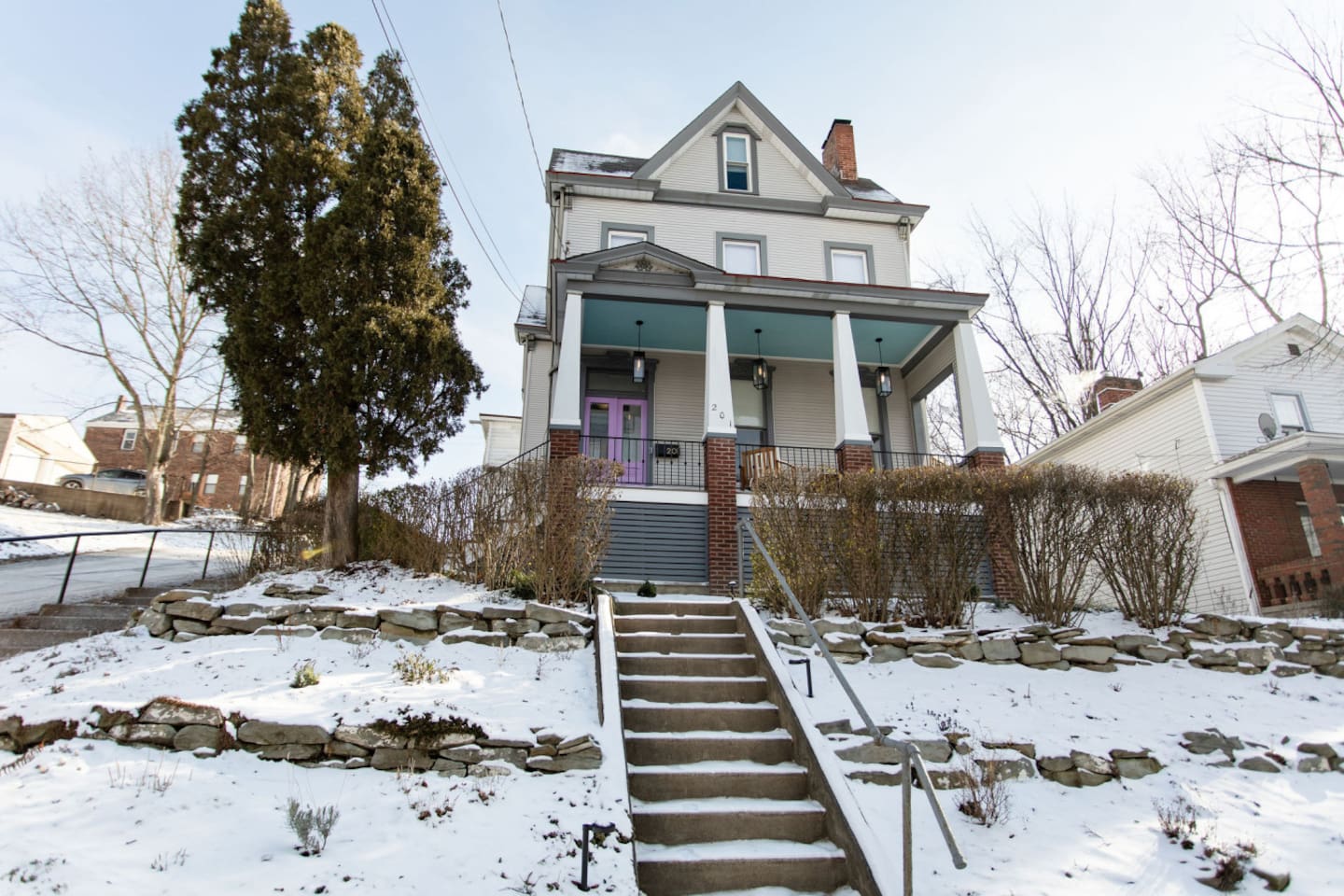 Front exterior of the house.