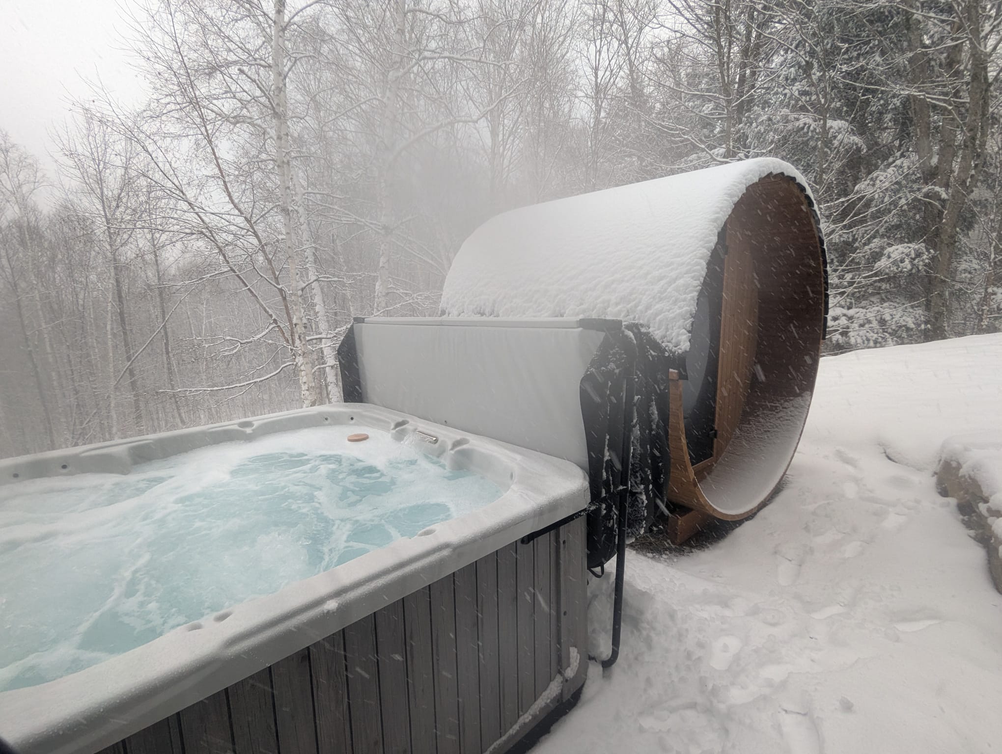 Hot Tub and Sauna!