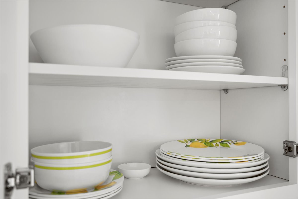 stocked kitchen with everything you need for a stay