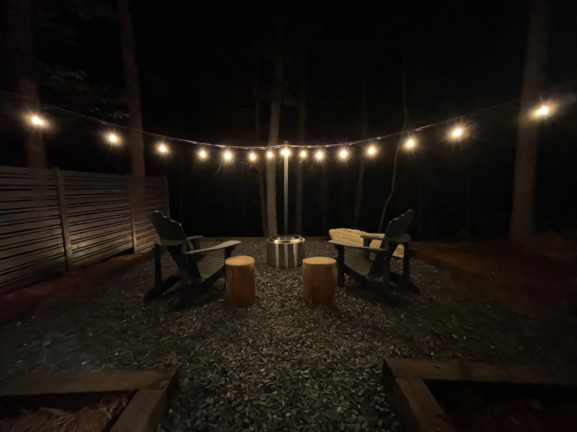 Private Fire Pit off Master Suite