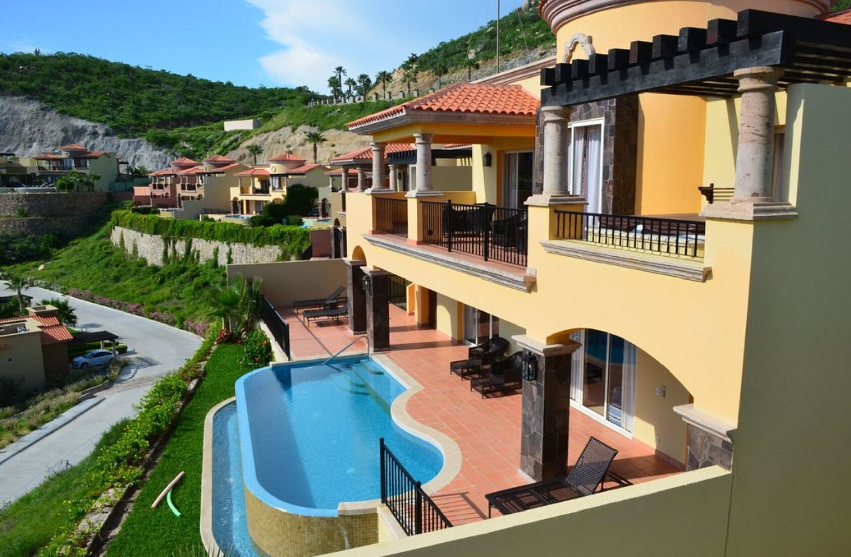 Private Pool over looking Pacific Ocean at Montecristo, Vacation Travel Exclusives