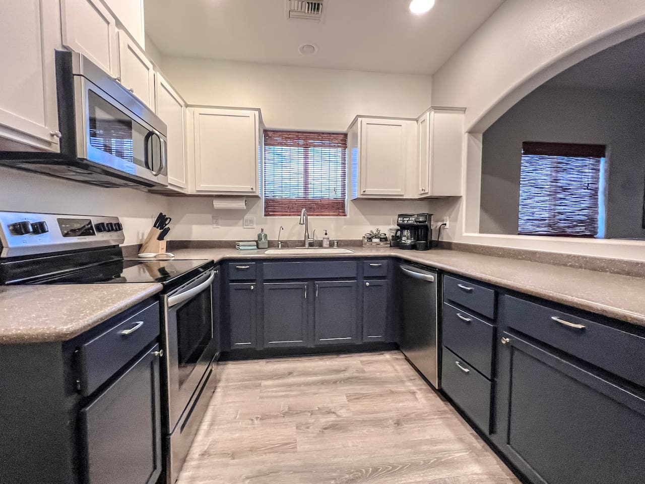 Large U-shaped kitchen