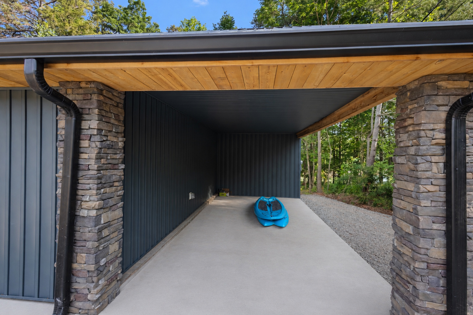 Side Porch with Kayaks 