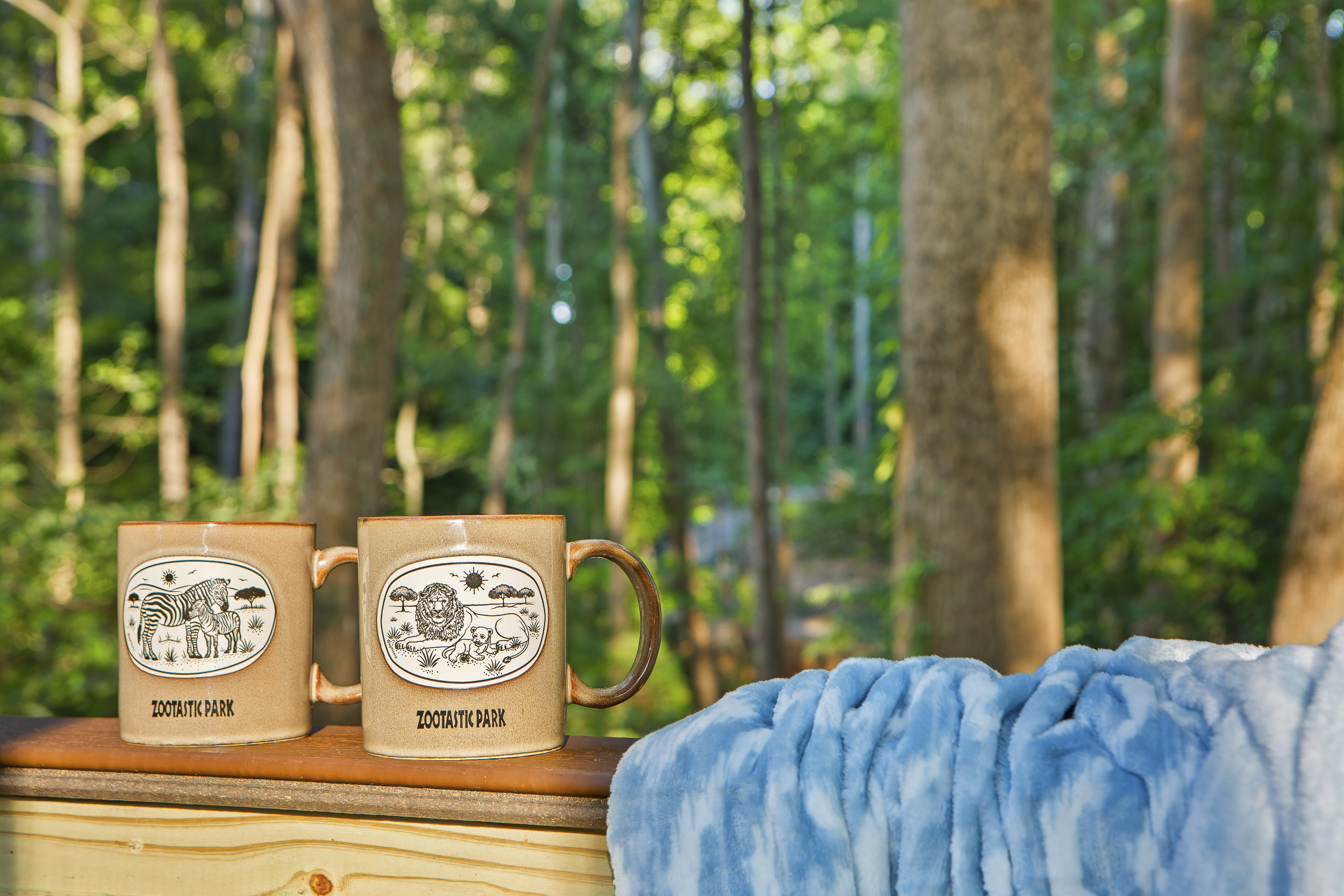 Brew & Relax: Sip coffee on the deck amid serene forest views and warm sunlight!