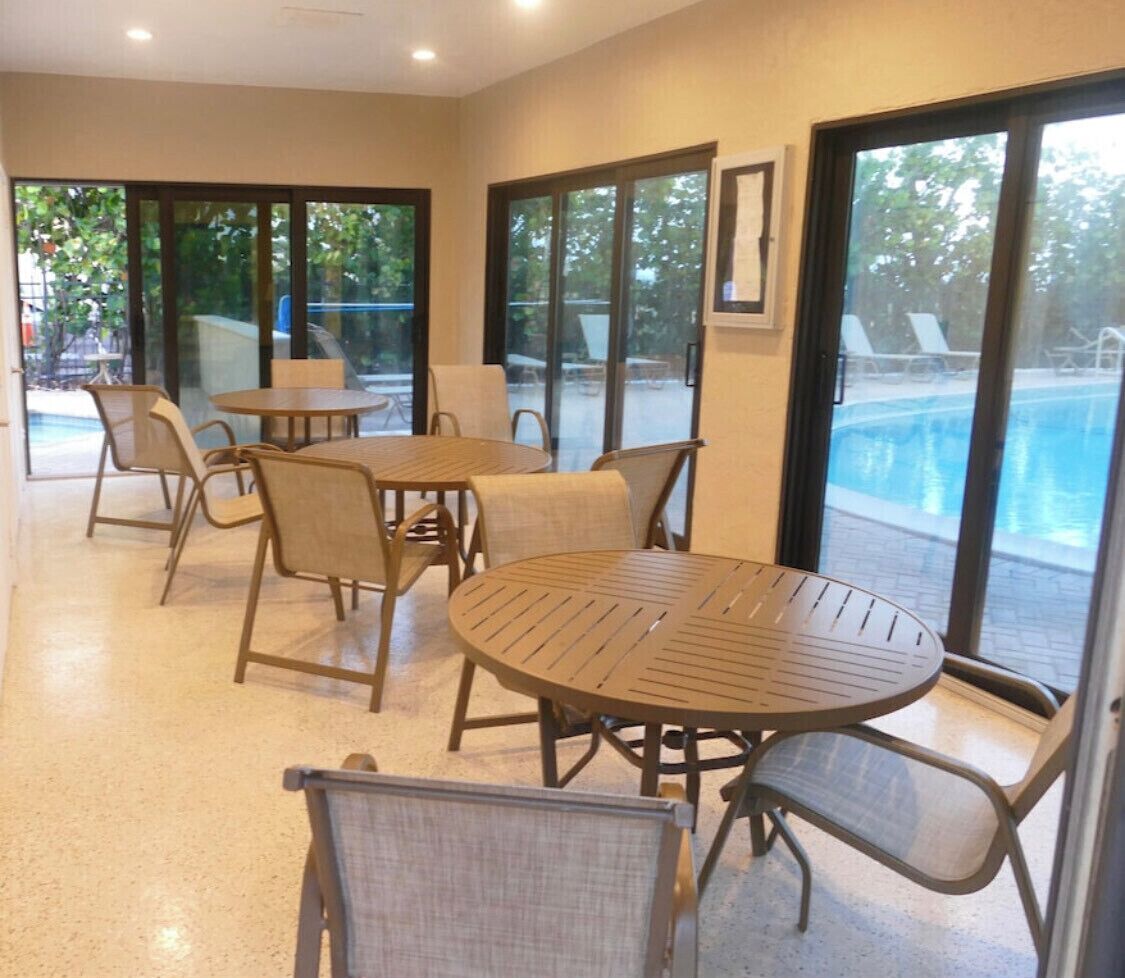 Community social room, next to pool