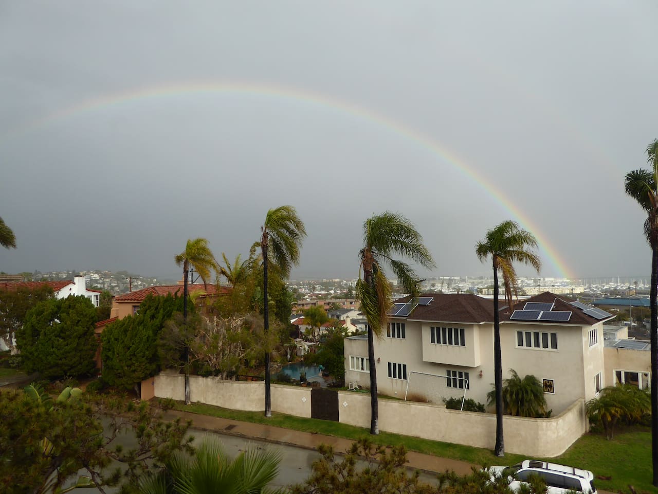 Yes, we even get a rainbow now and then!