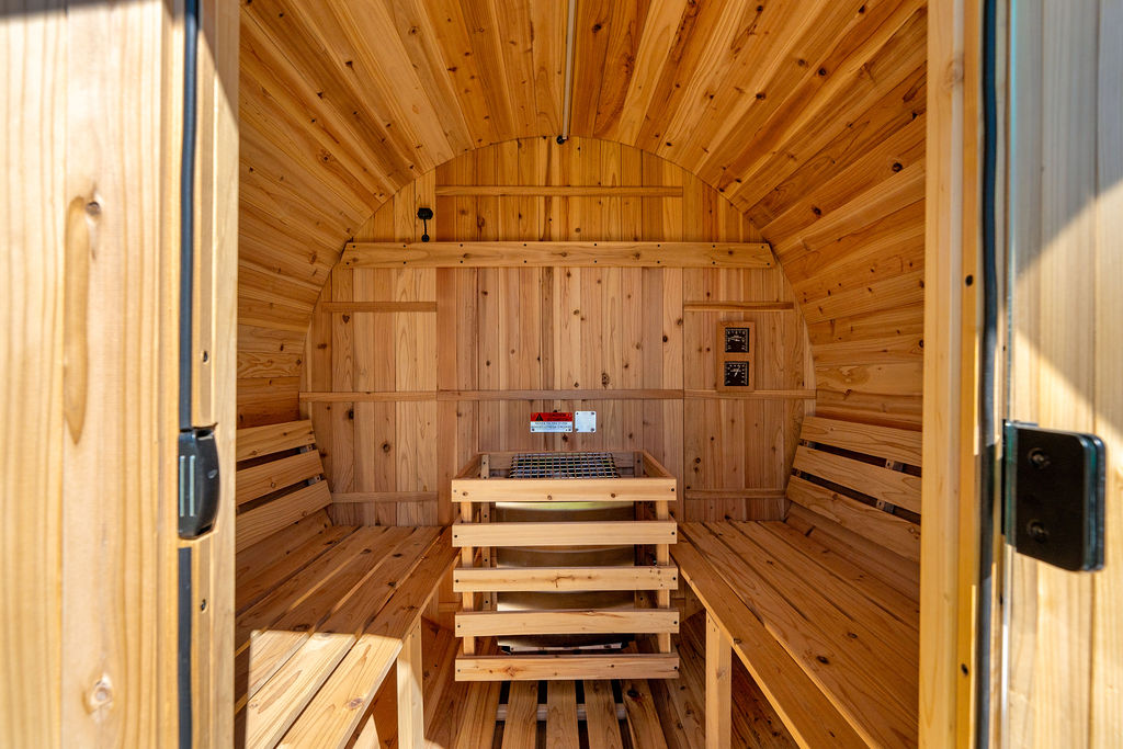 Room for 2-4 adults depending on how comfortable you are with each other! A great bonding experience