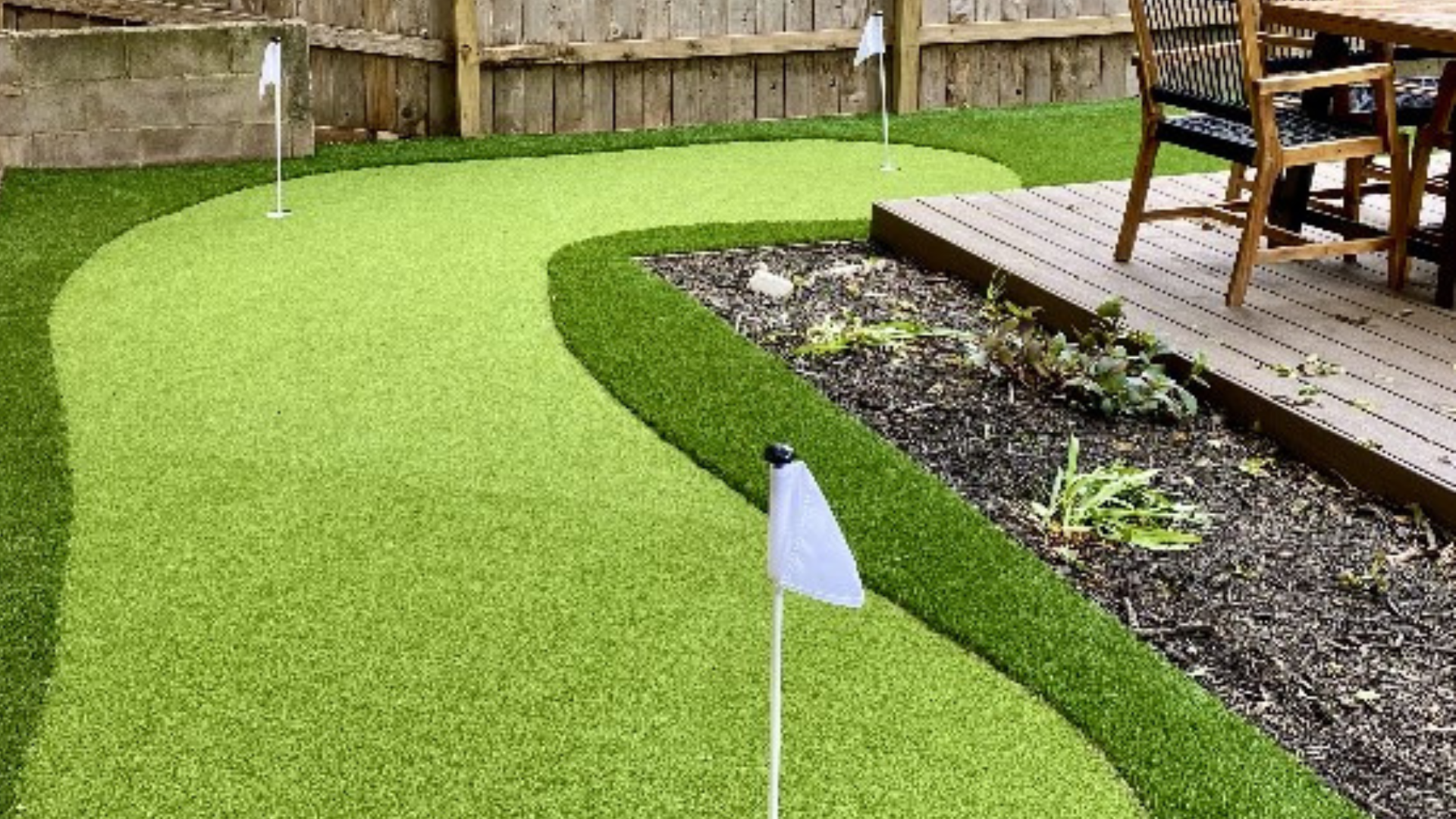 Putting green for you to practice before heading out to the golf course.