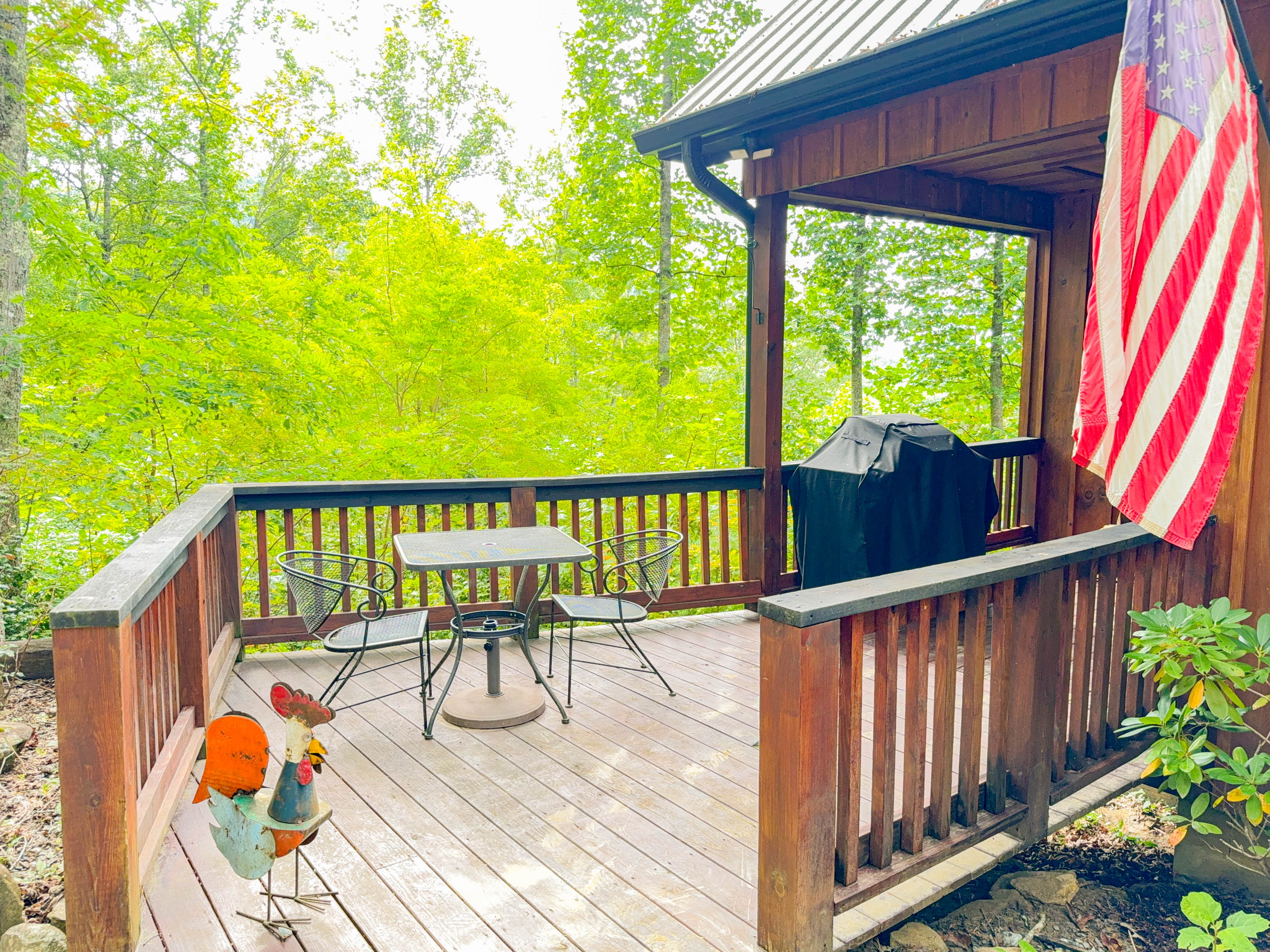 Plenty of outside seating 