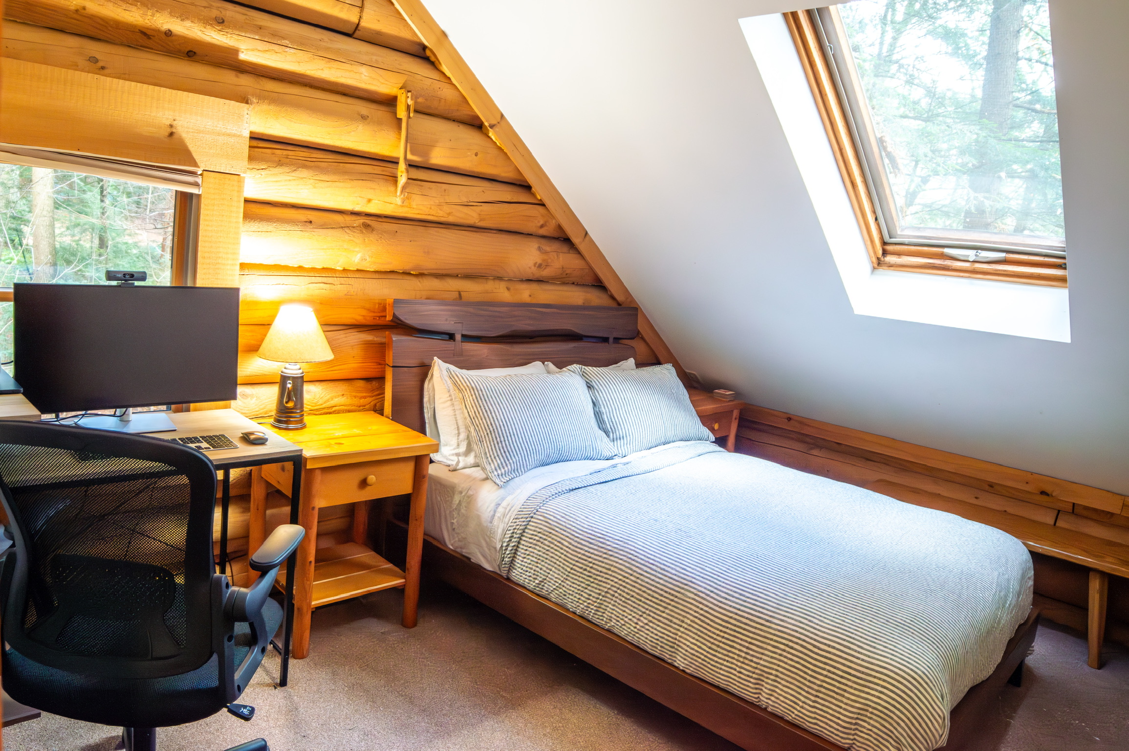 Second Floor Bedroom and Workspace