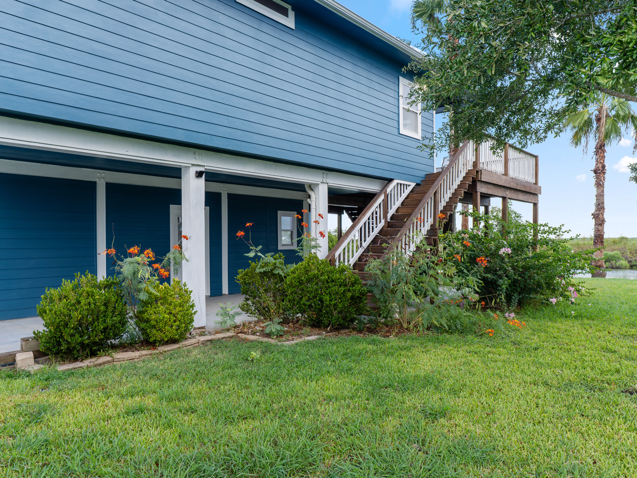 Side view of home
