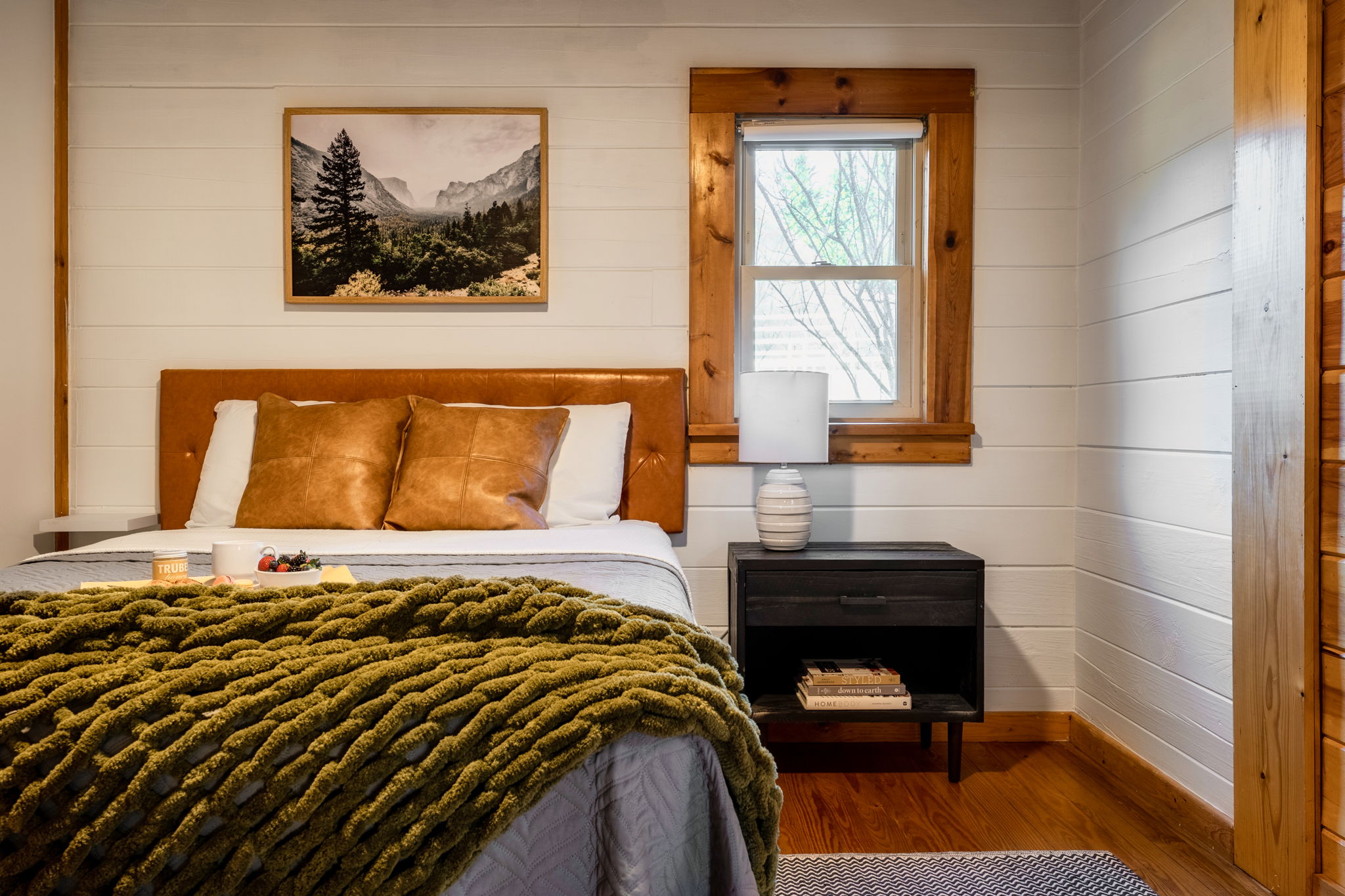 Experience the ultimate in comfort and coziness in our inviting bedroom.