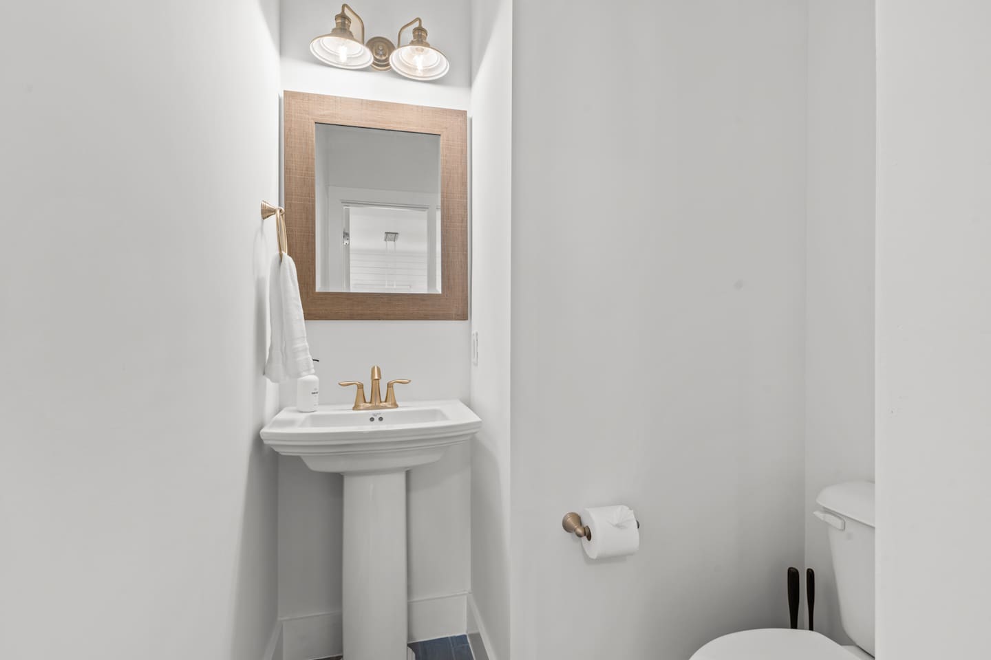 First Floor Half Bathroom.