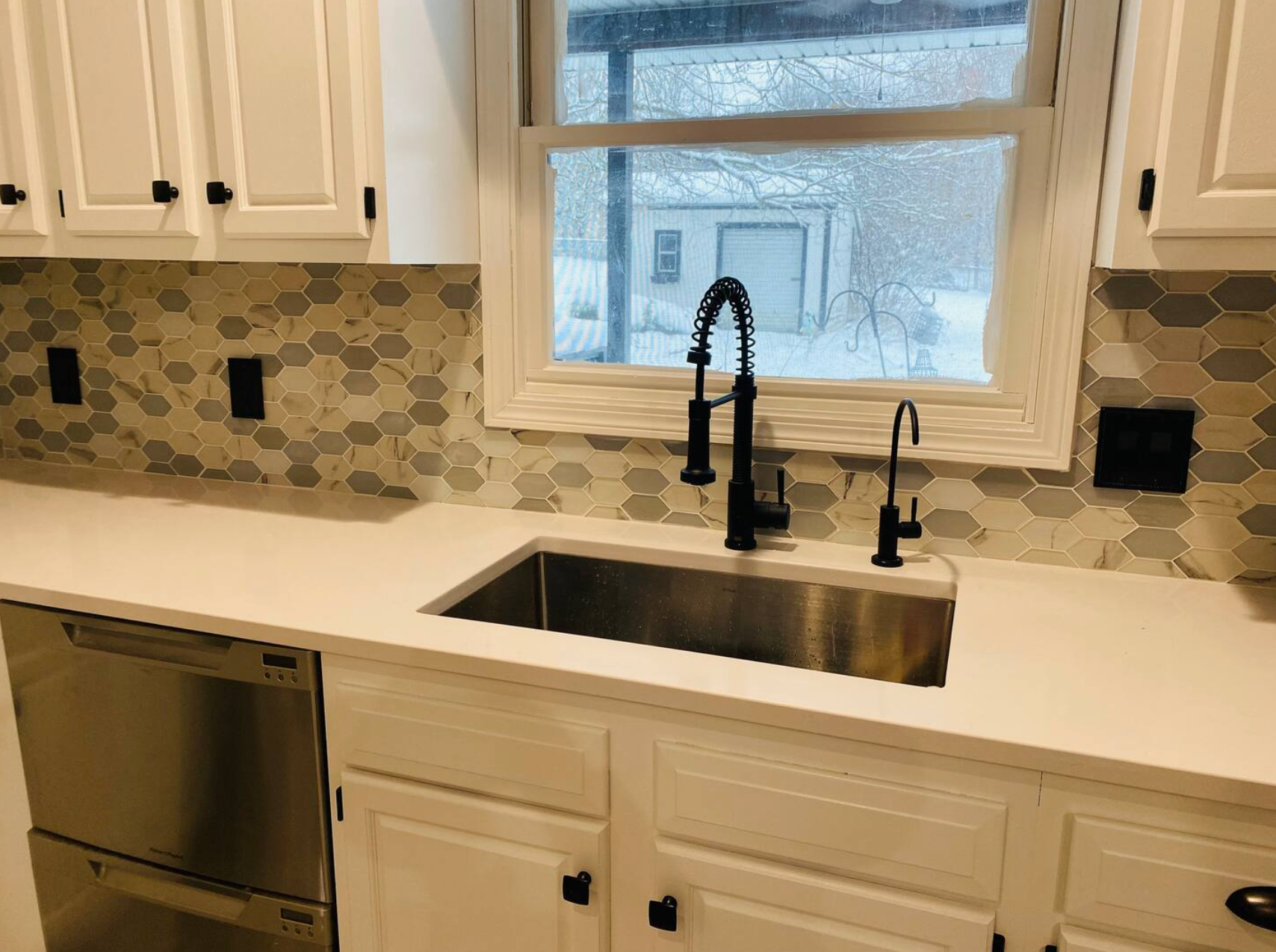 Kitchen Featuring Dishwasher