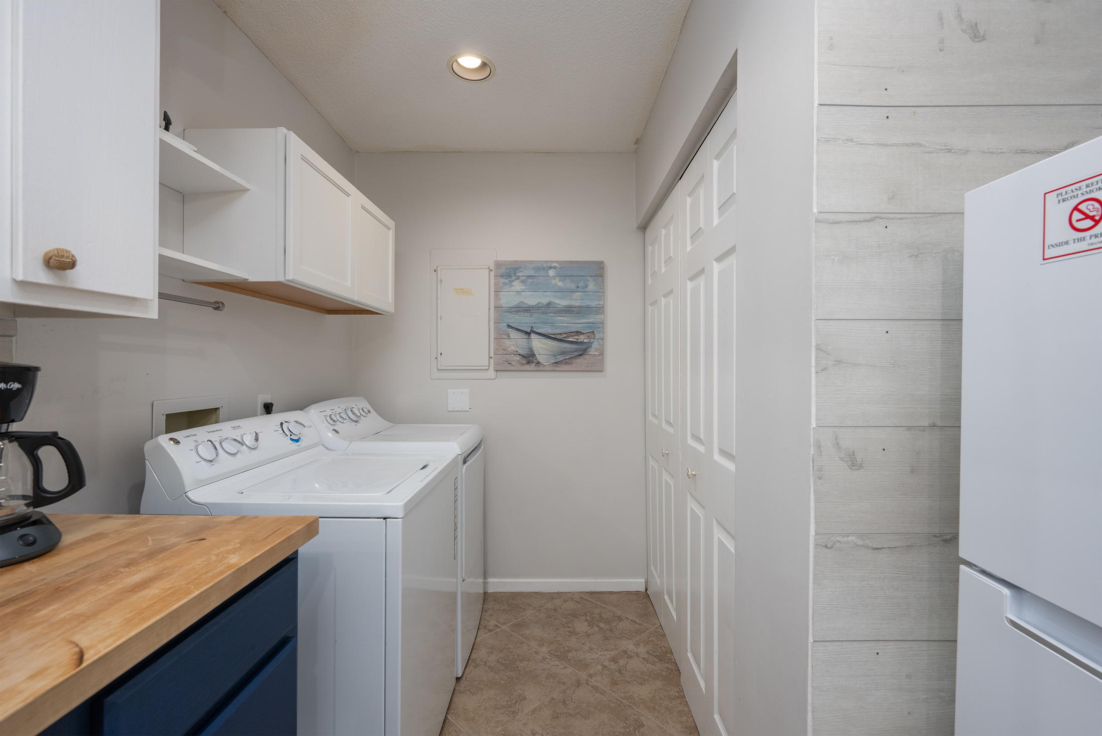 Having "Loads" of fun in the laundry area