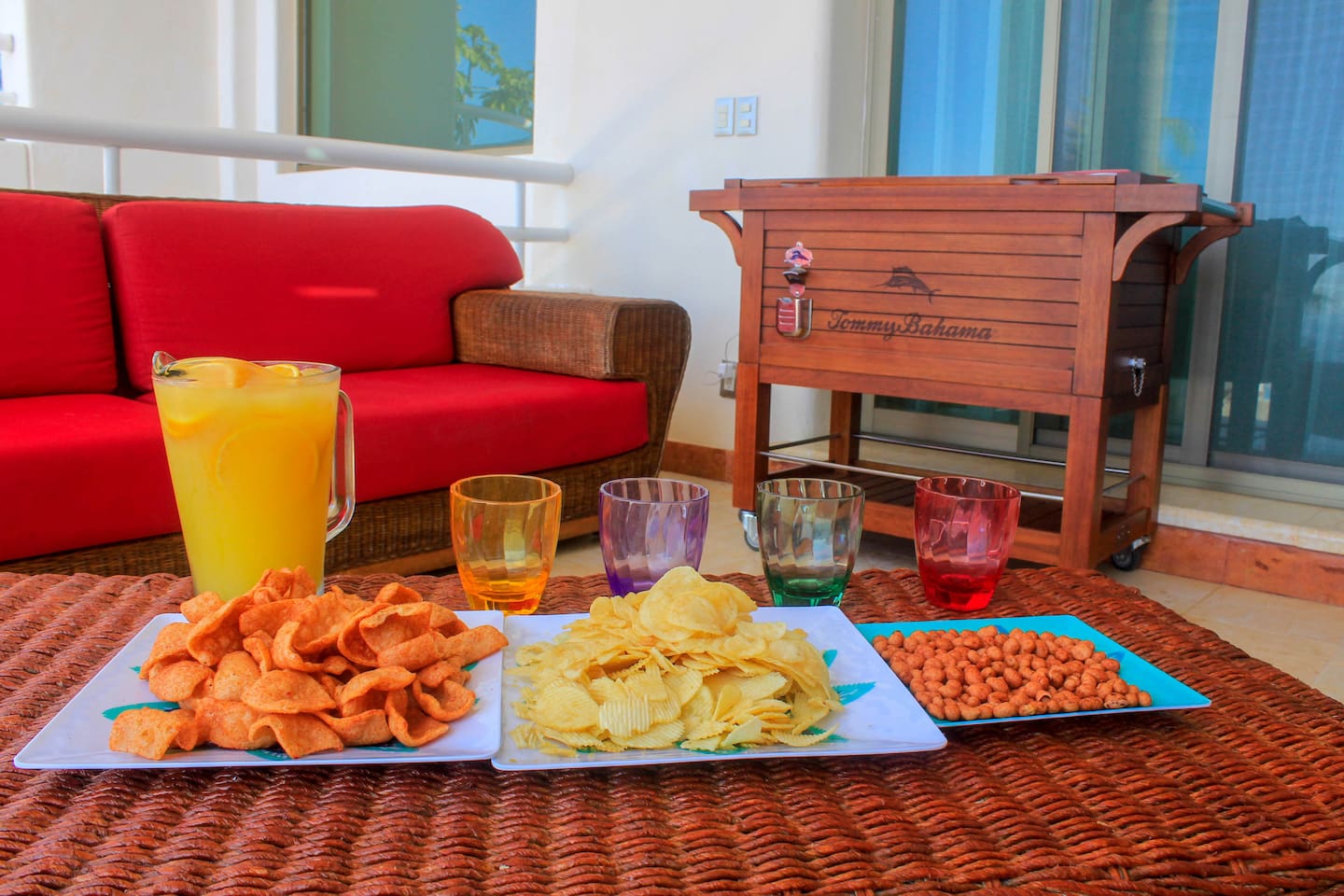 Outdoor Living Room Snacks