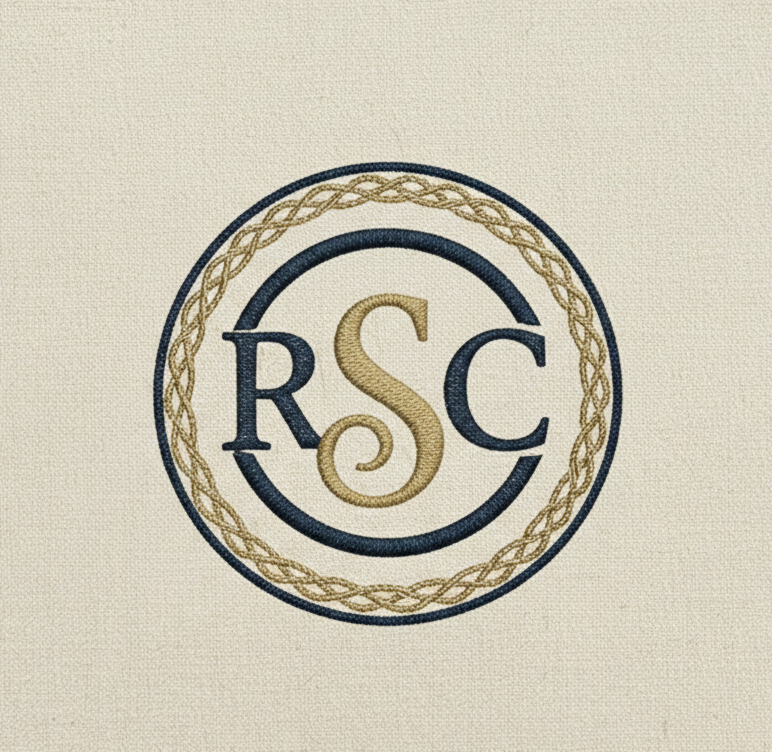 A mark of distinction. The RSC monogram represents our commitment to a premium, curated stay on the Quiet Side. From the nautical roots to the modern comforts, every detail of Reed Shore Cottage is designed for an unforgettable Maine escape.