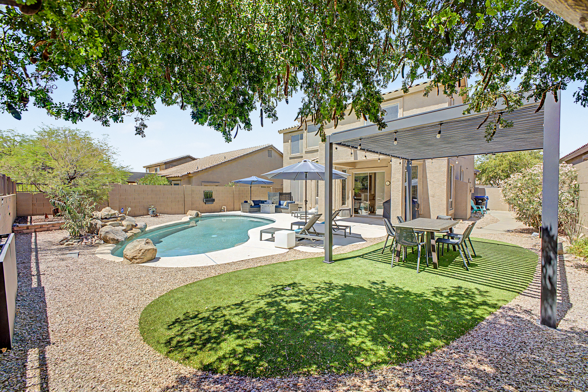 Resort-Style Backyard