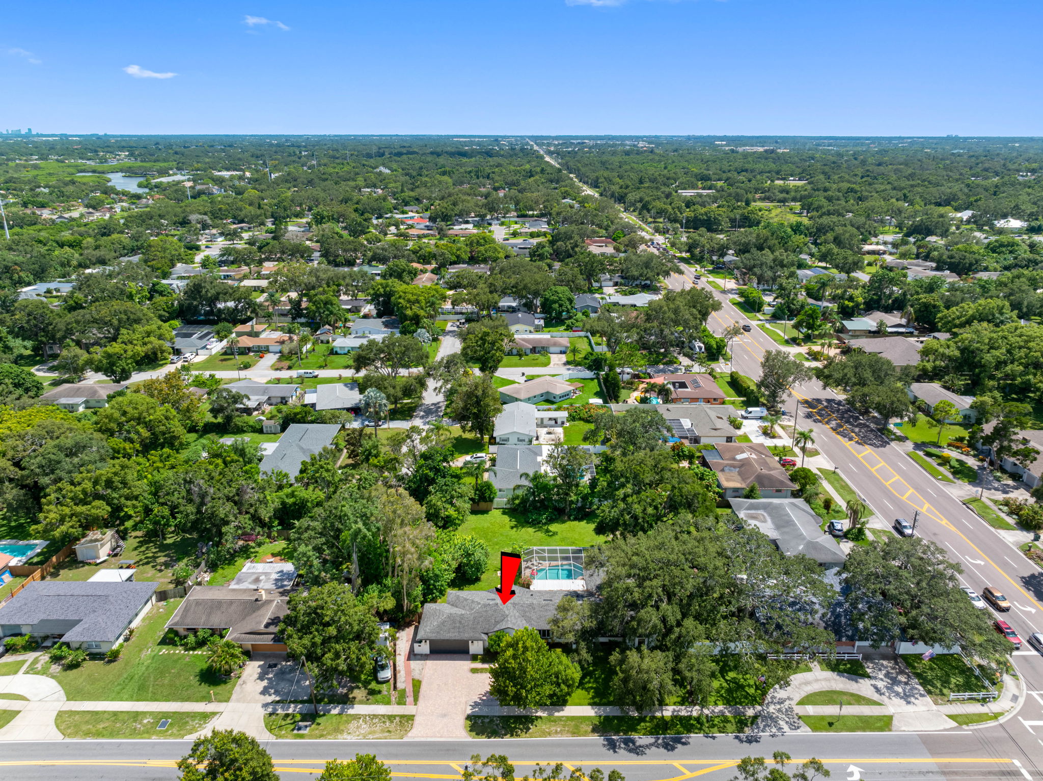 Aerial View of the Neighborhood