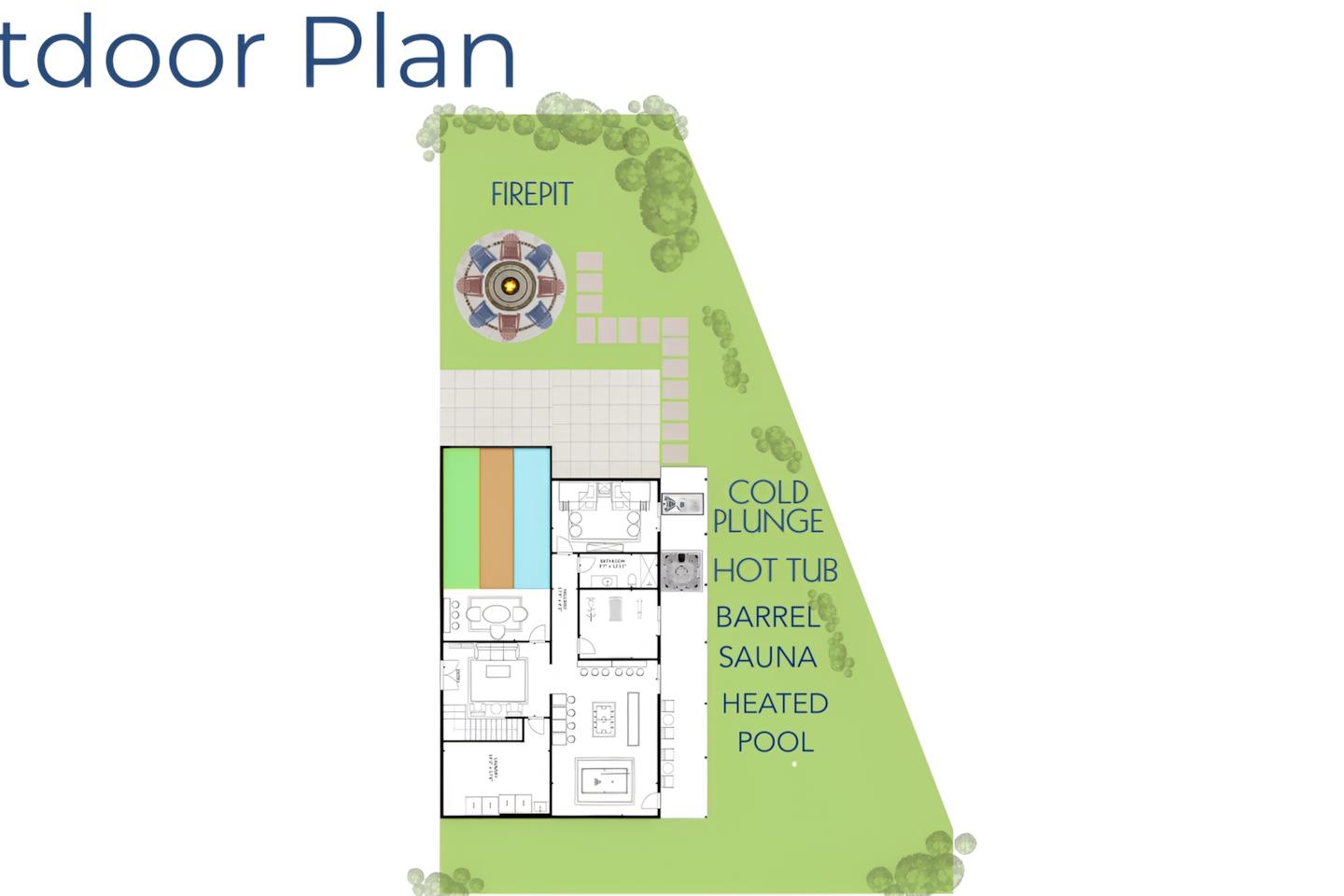 When complete,  Summit will sleep 18 guests in 6 bedrooms and feature a heated swim spa, hot tub, sauna, cold plunge, and speakeasy-inspired game lounge. Opening March 2026.