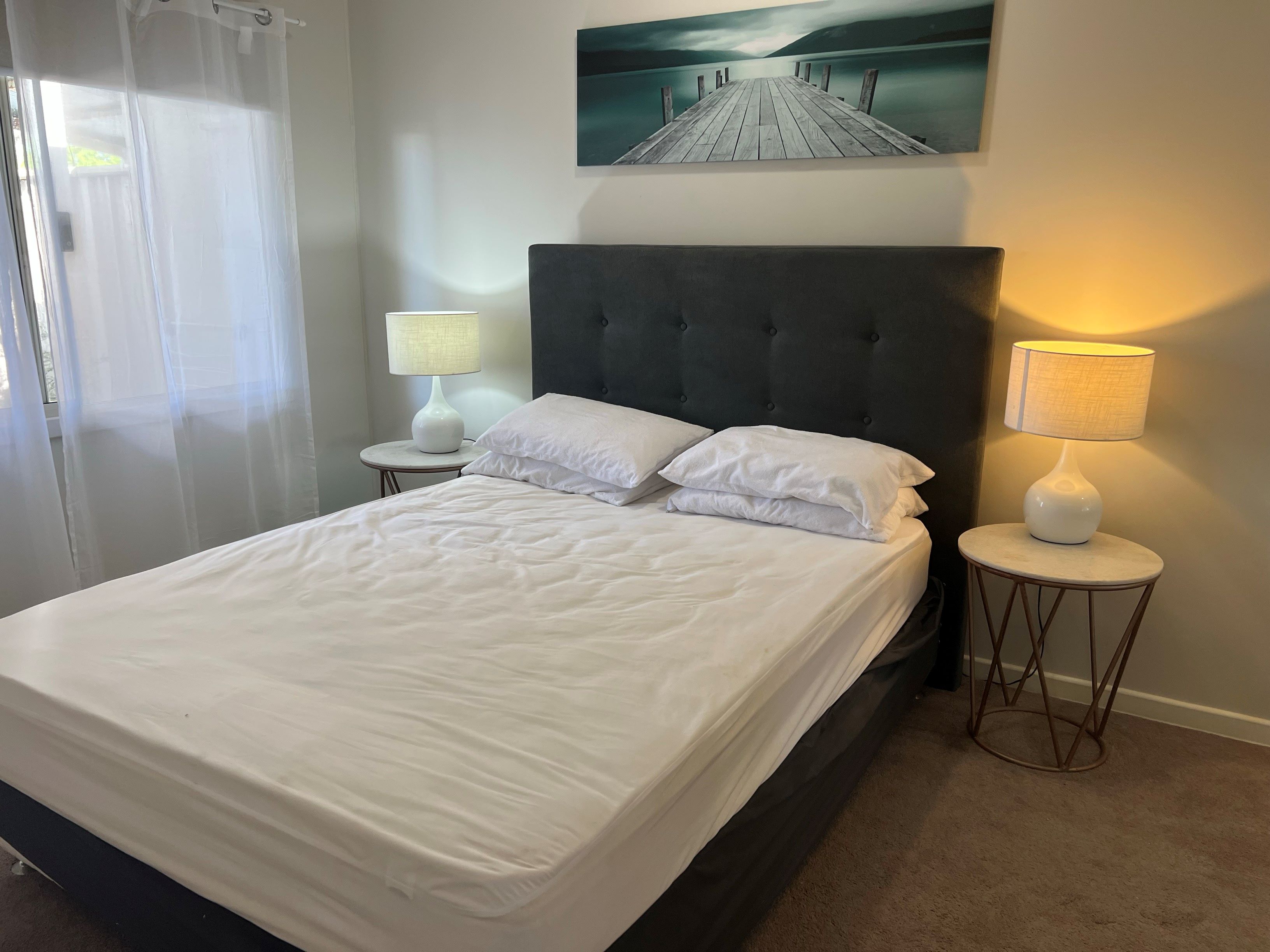 Bedroom 2 (opposite main bedroom) with Queen Bed (same as main bedroom)