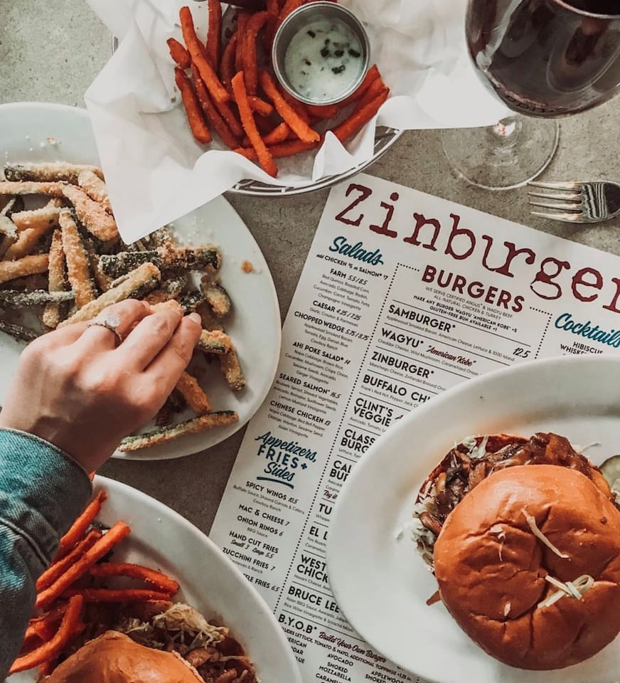 Zinburger 0.6 miles (6 minute drive / 10 minute walk)