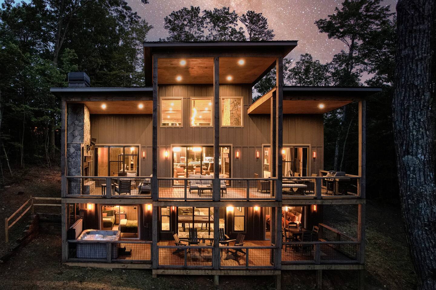 Back View of Iron Forge