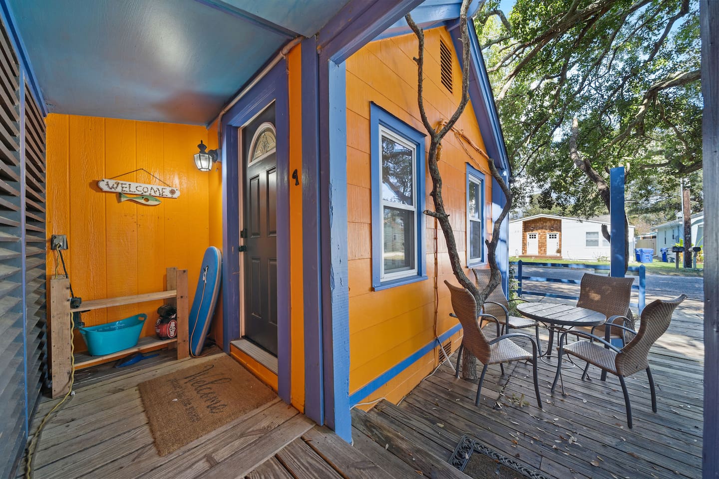 Enjoy a morning coffee on the patio