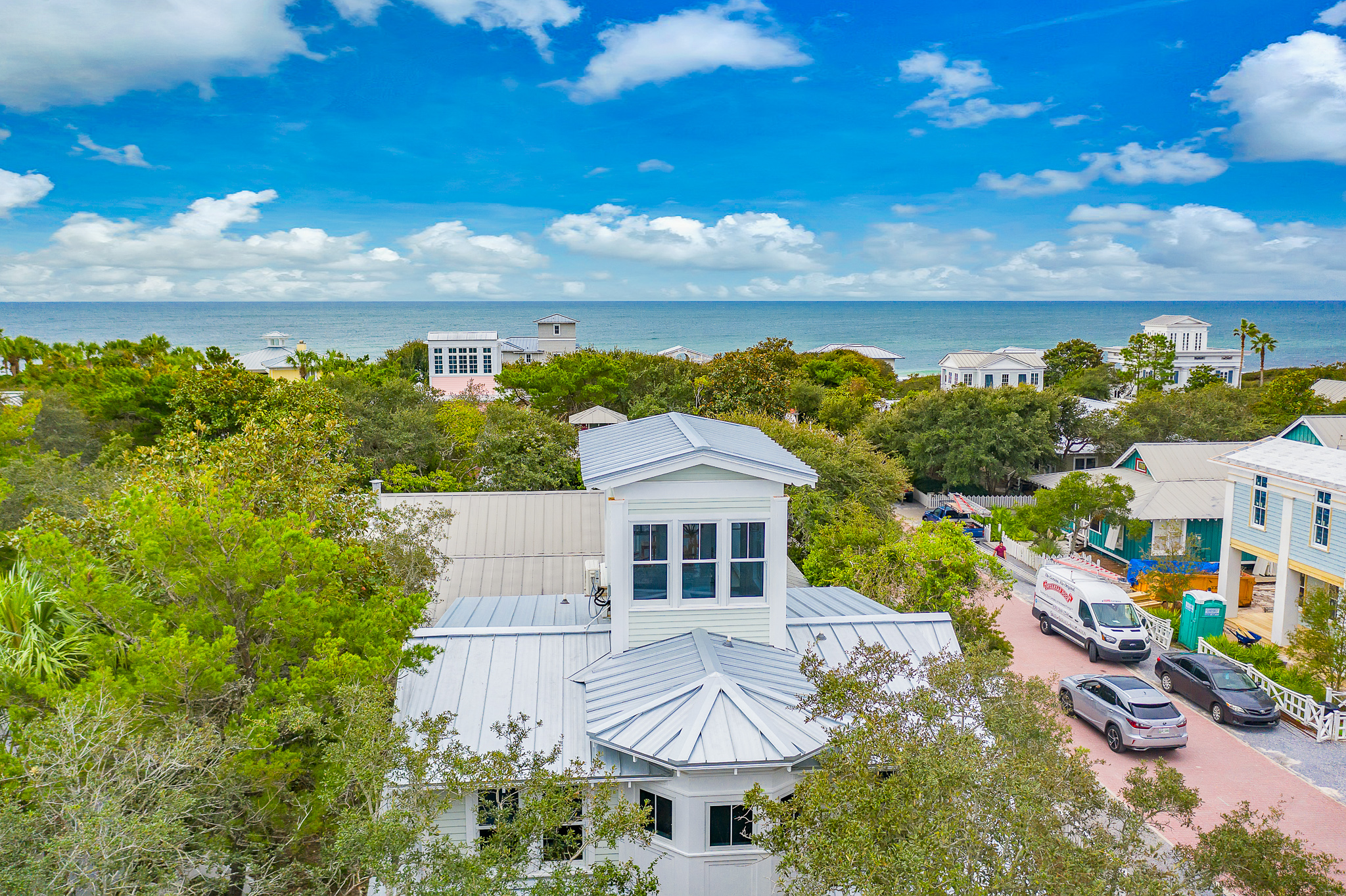 Just 4 houses from the beach.