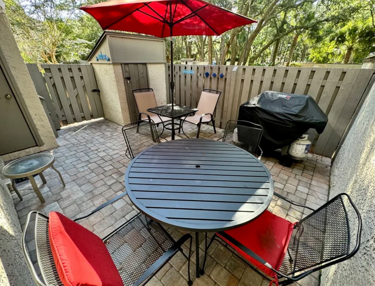 Patio dining table
